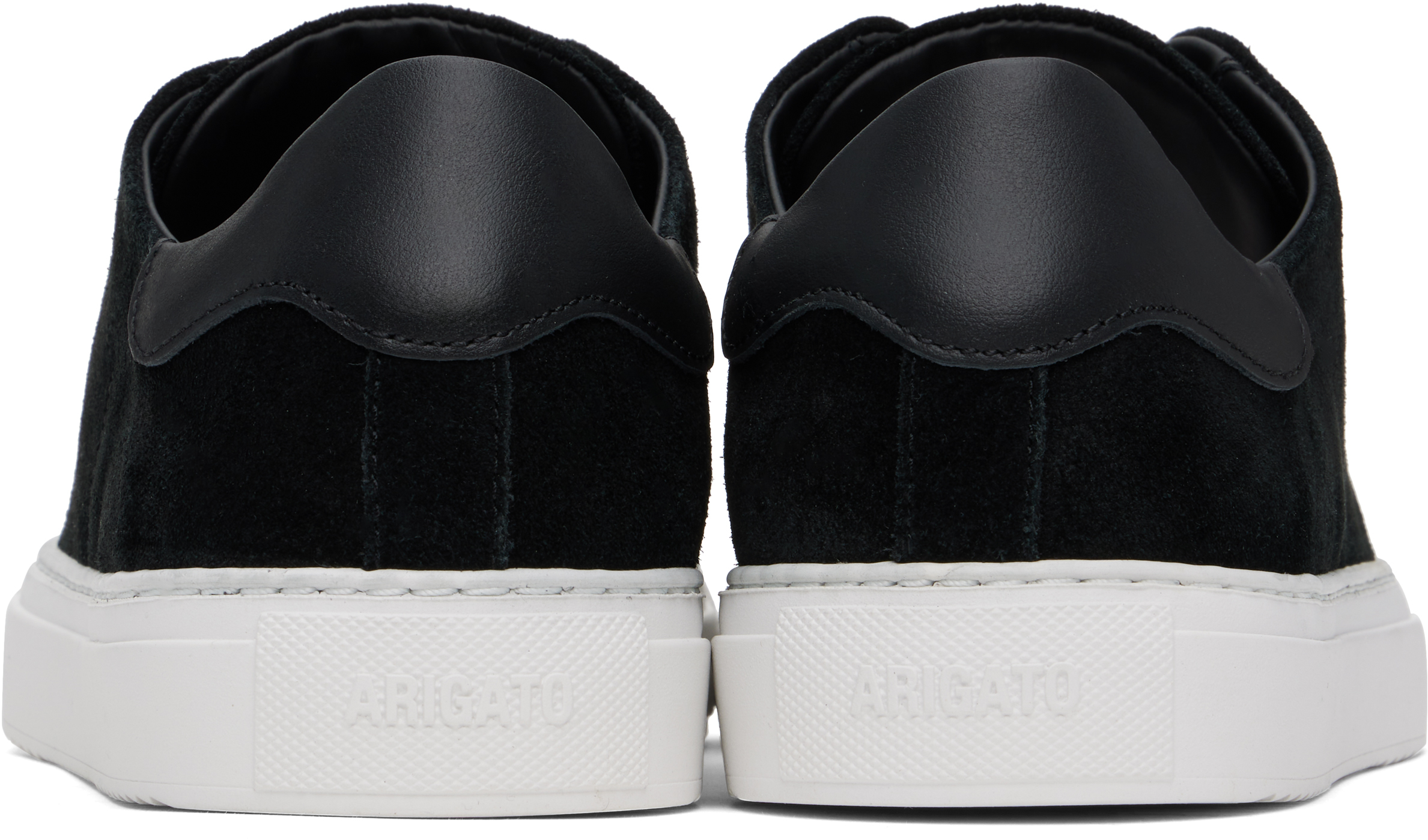 Axel Arigato Clean 90 Suede Sneakers In Black/white