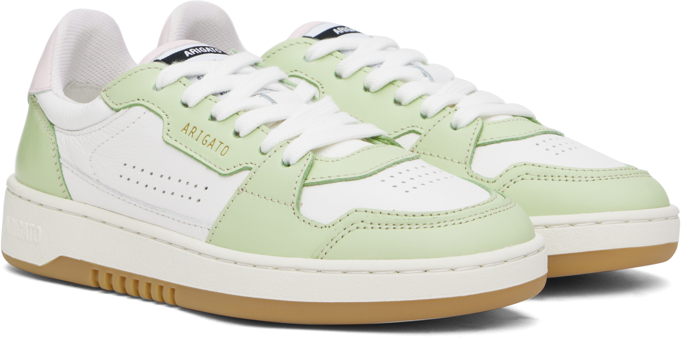 Axel Arigato Dice Lo Sneakers In White/lt Green
