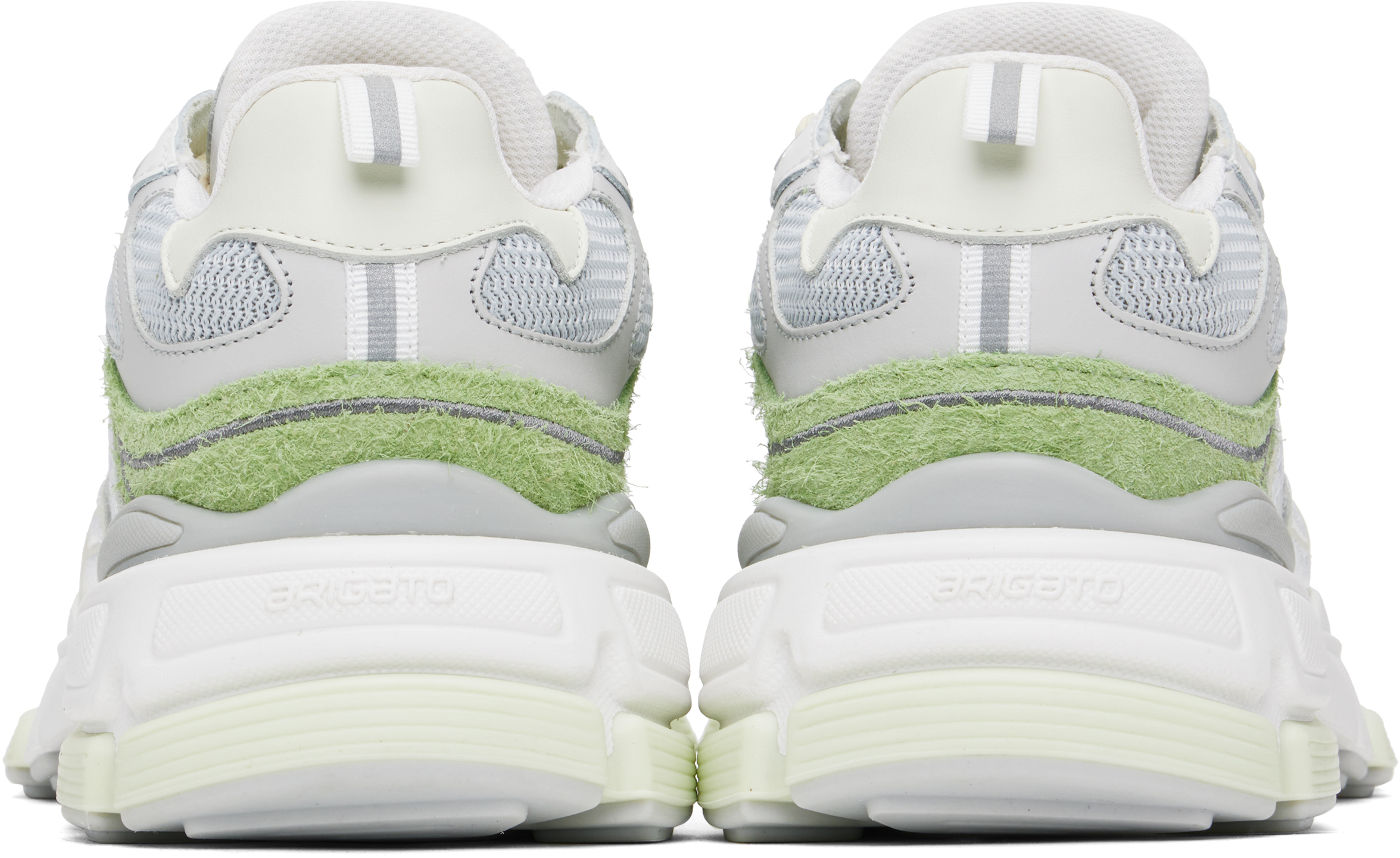 Axel Arigato Sphere Runner Sneakers White/lt Green In White/lt Green