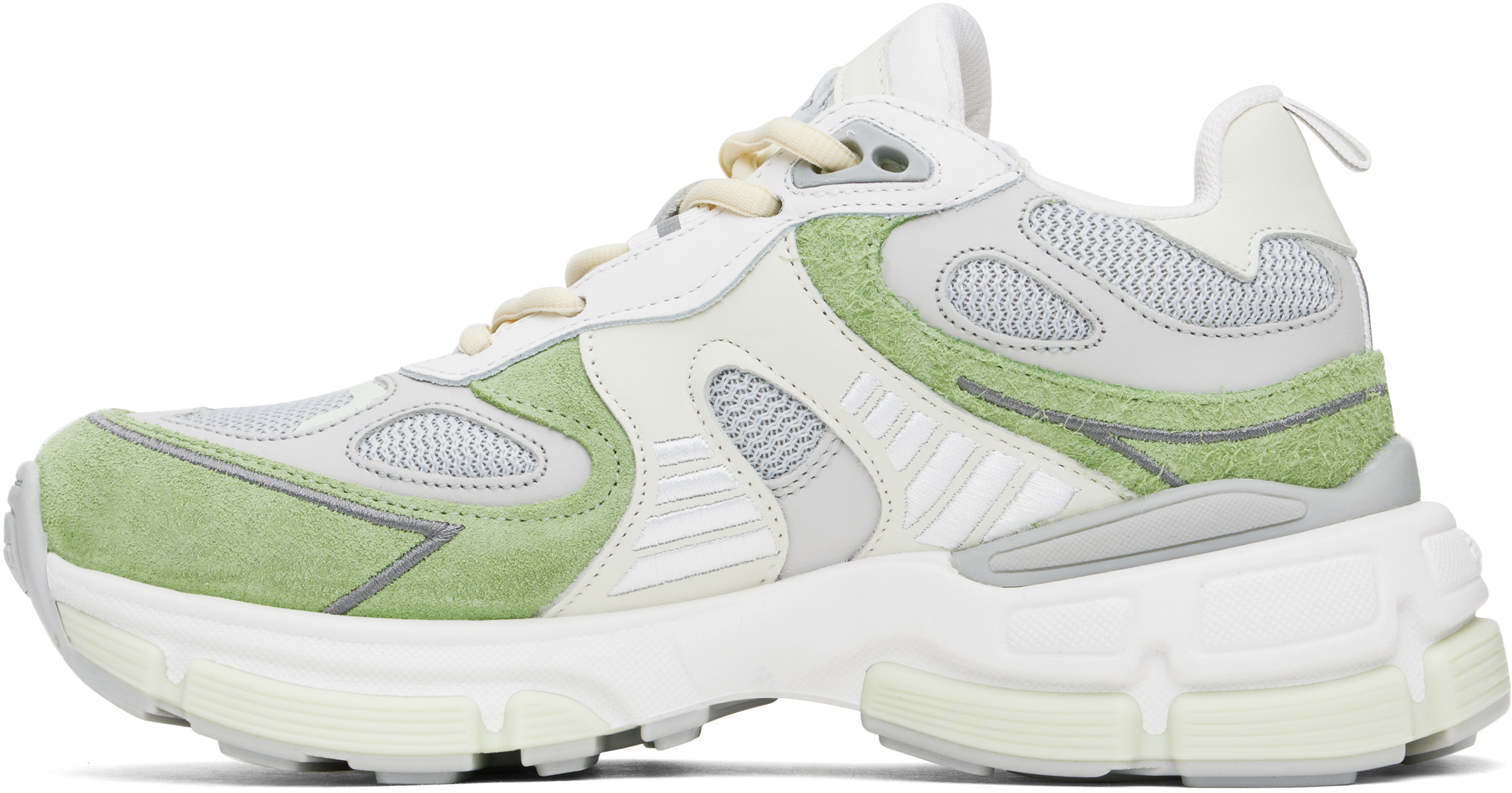 Axel Arigato Sphere Runner Sneakers White/lt Green In White/lt Green