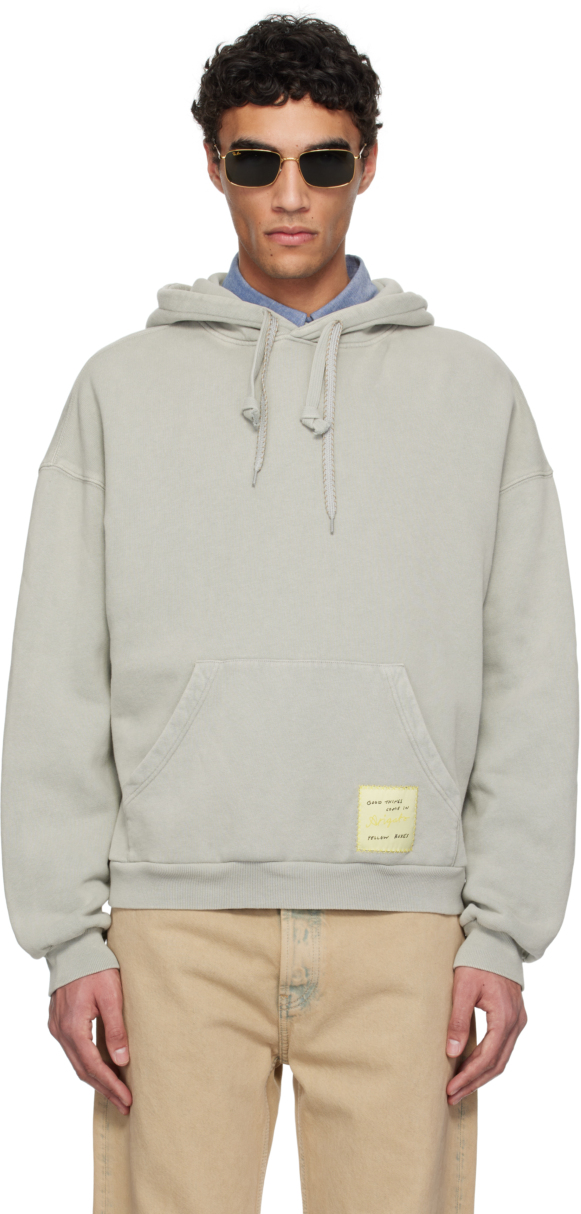 【関税込み】Axel Arigato トープ Patch ウォッシュド フーディ Axel Arigatoのトープ Patch ウォッシュド フーディがセール中