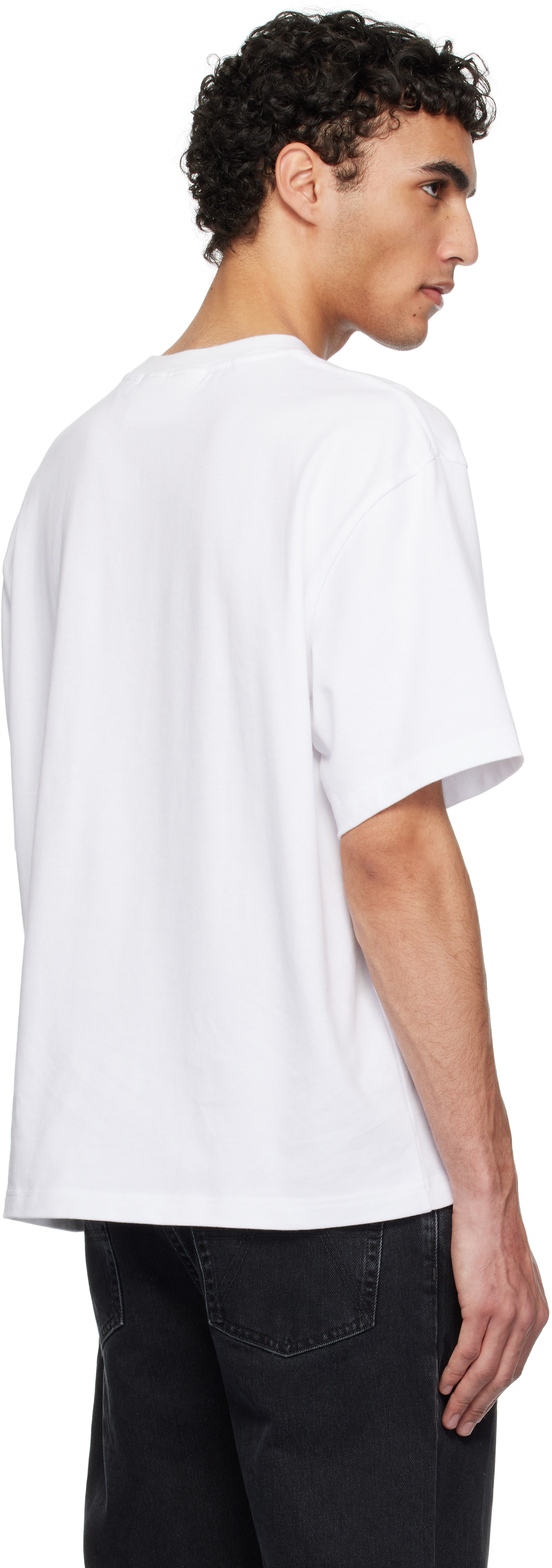 Axel Arigato Distort Logo-print Cotton T-shirt In White
