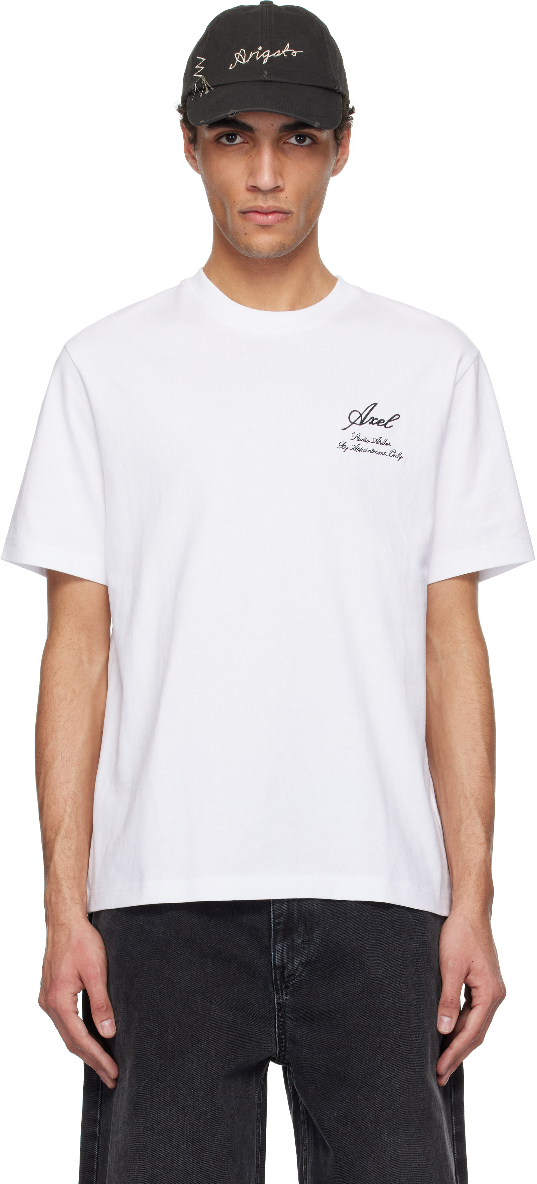 【関税込み】Axel Arigato ホワイト 'Atelier' Tシャツ Axel Arigato: ホワイト 'Atelier' Tシャツ | SSENSE 日本