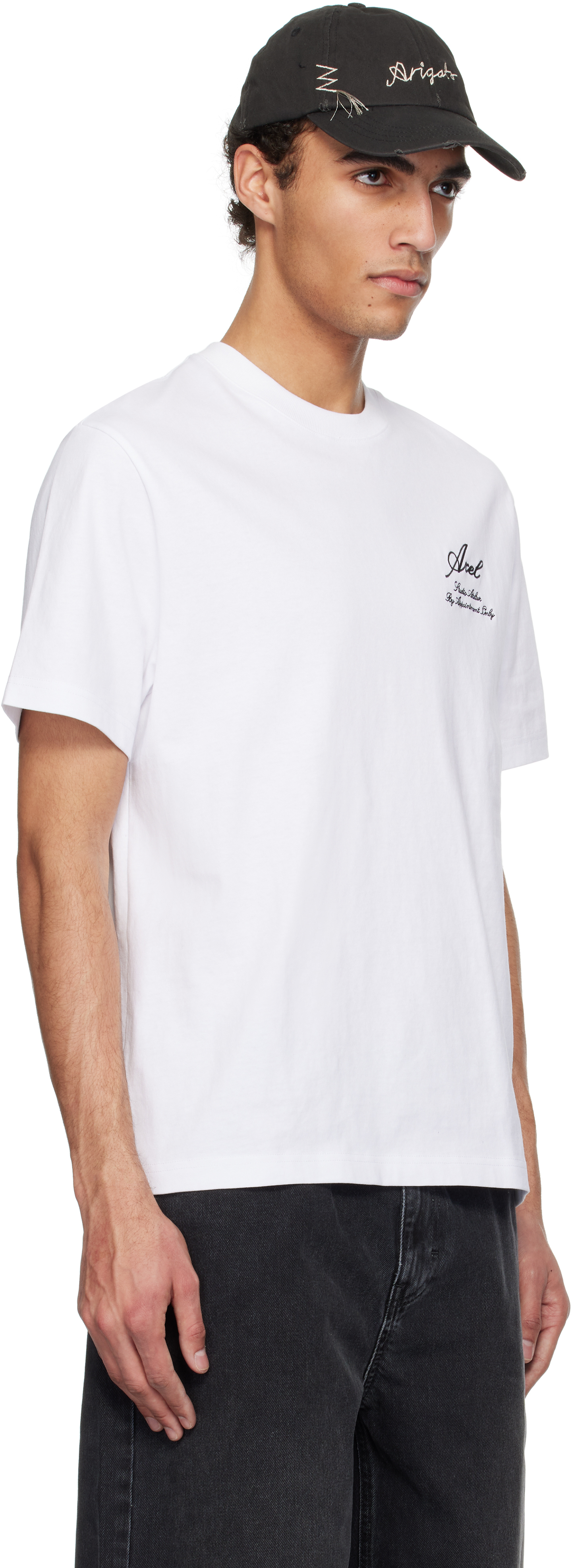 Axel Arigato Atelier T-shirt T-shirt In White Cotton In White