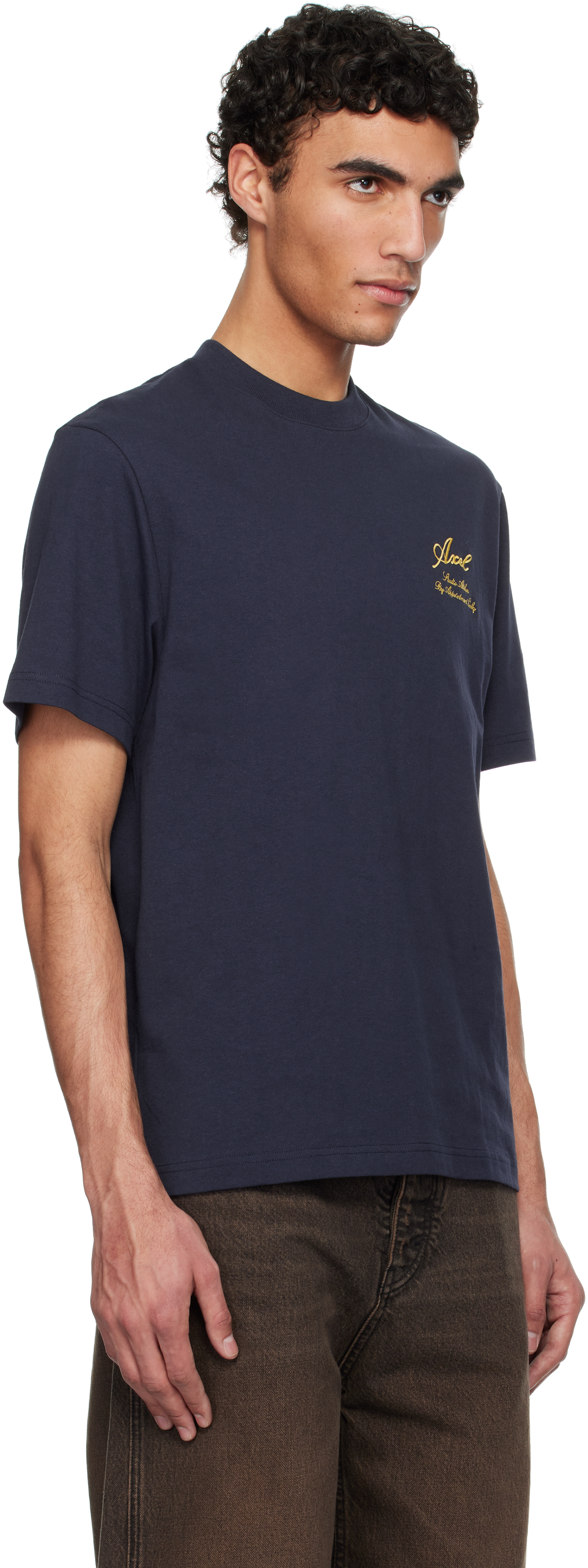 Axel Arigato Atelier T-shirt In Navy