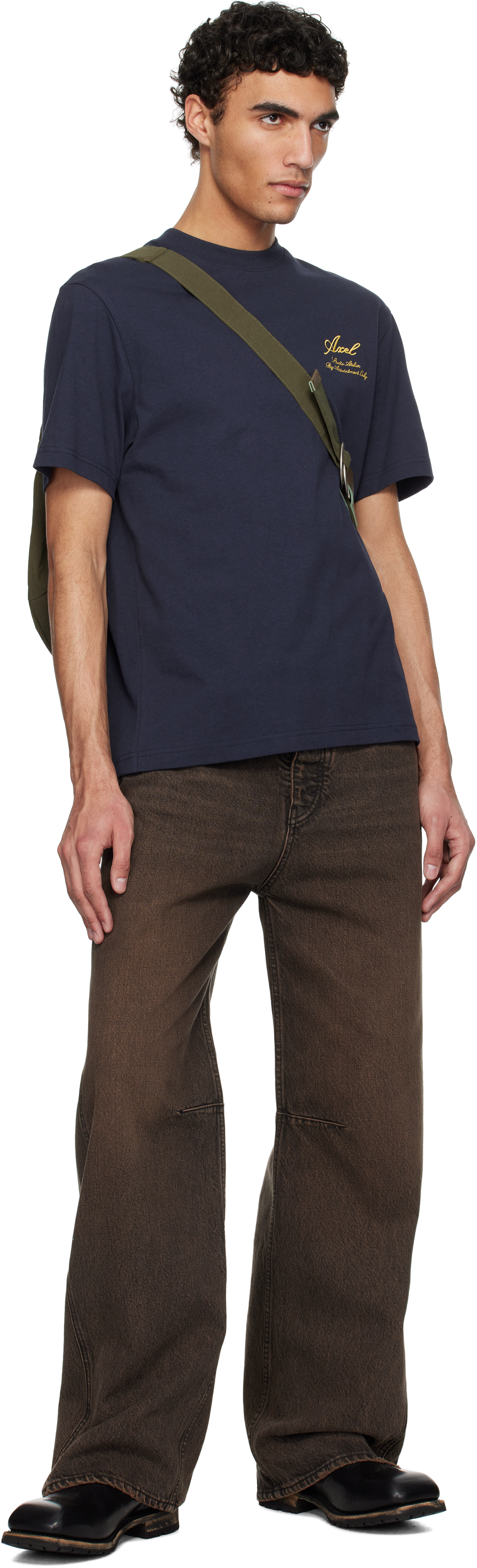 Axel Arigato Atelier T-shirt In Navy