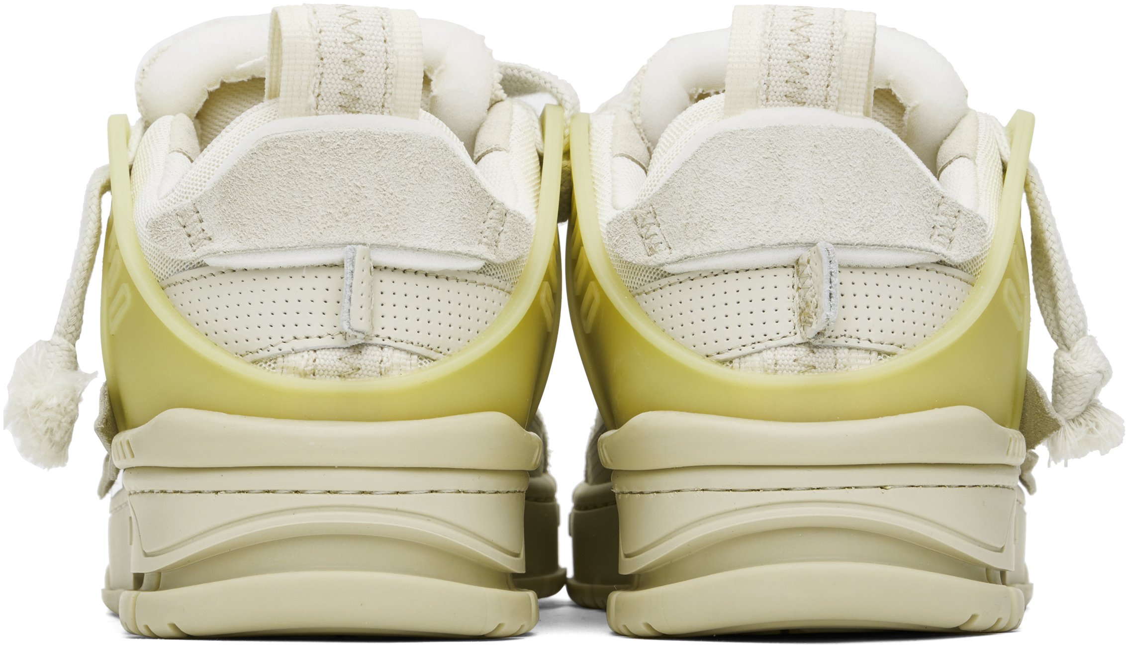 Axel Arigato Area Patchwork Sneakers In Beige Suede And Fabric In Beige / Beige