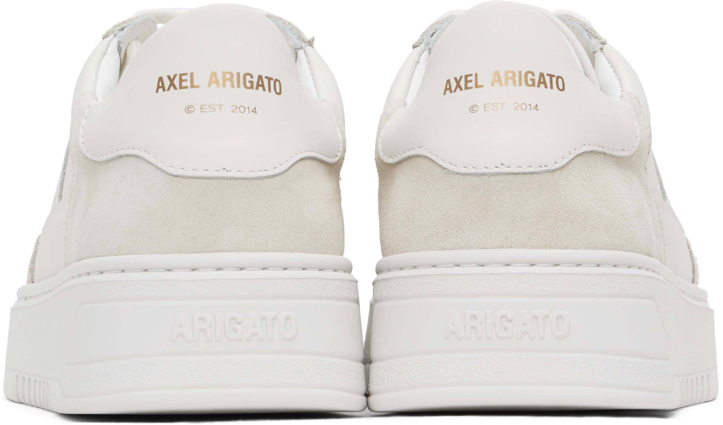 Axel Arigato White & Beige Orbit Vintage Sneakers In White/beige
