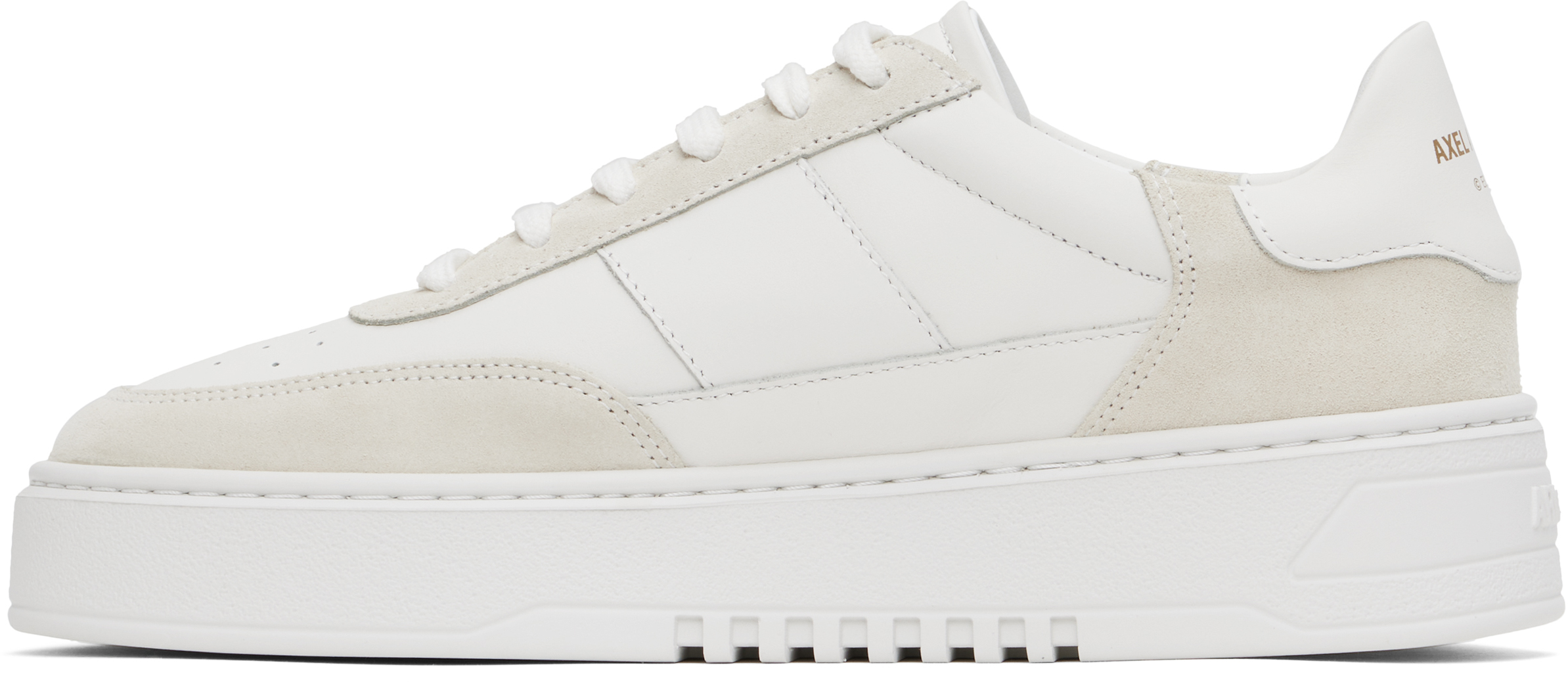 Axel Arigato White & Beige Orbit Vintage Sneakers In White/beige