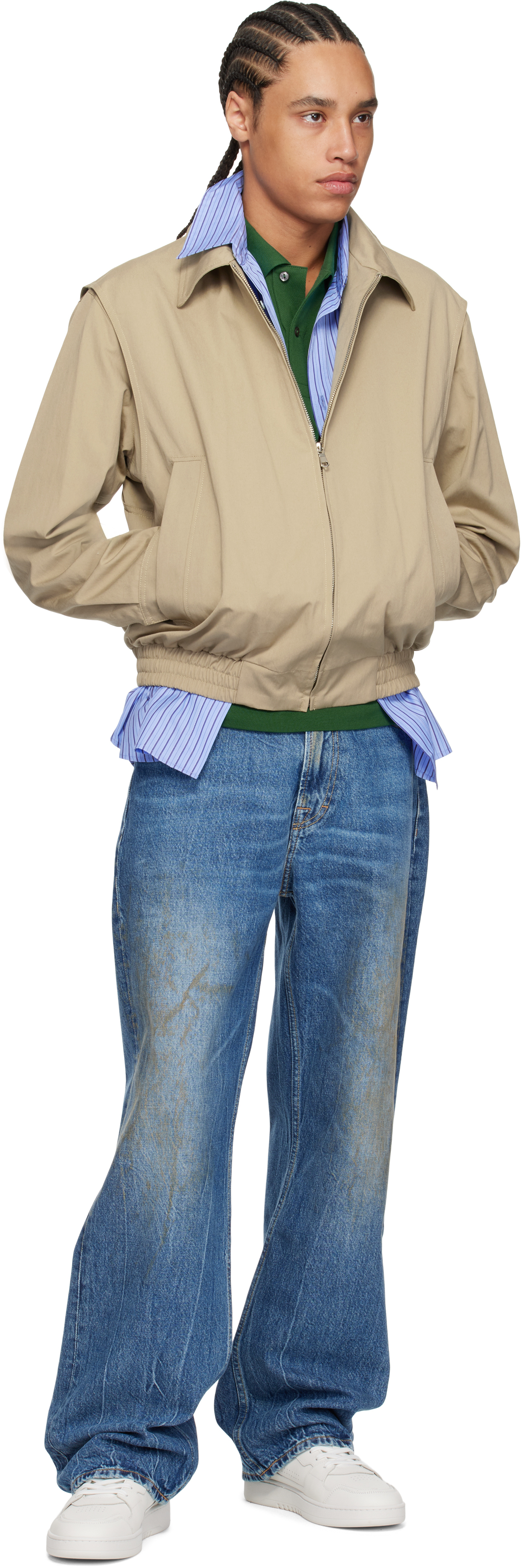 Axel Arigato White Dice Lo Sneakers In White/white