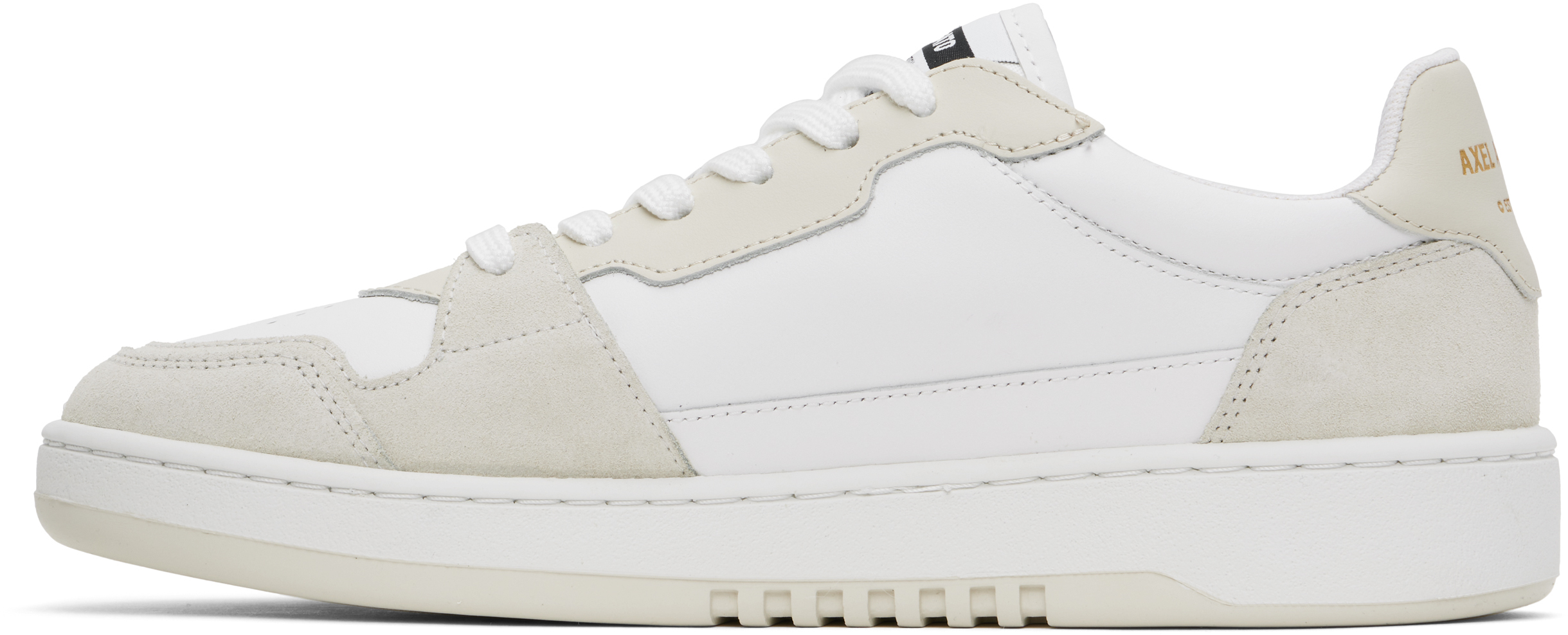 Axel Arigato White & Beige Dice Lo Bee Bird Sneakers In White/off White