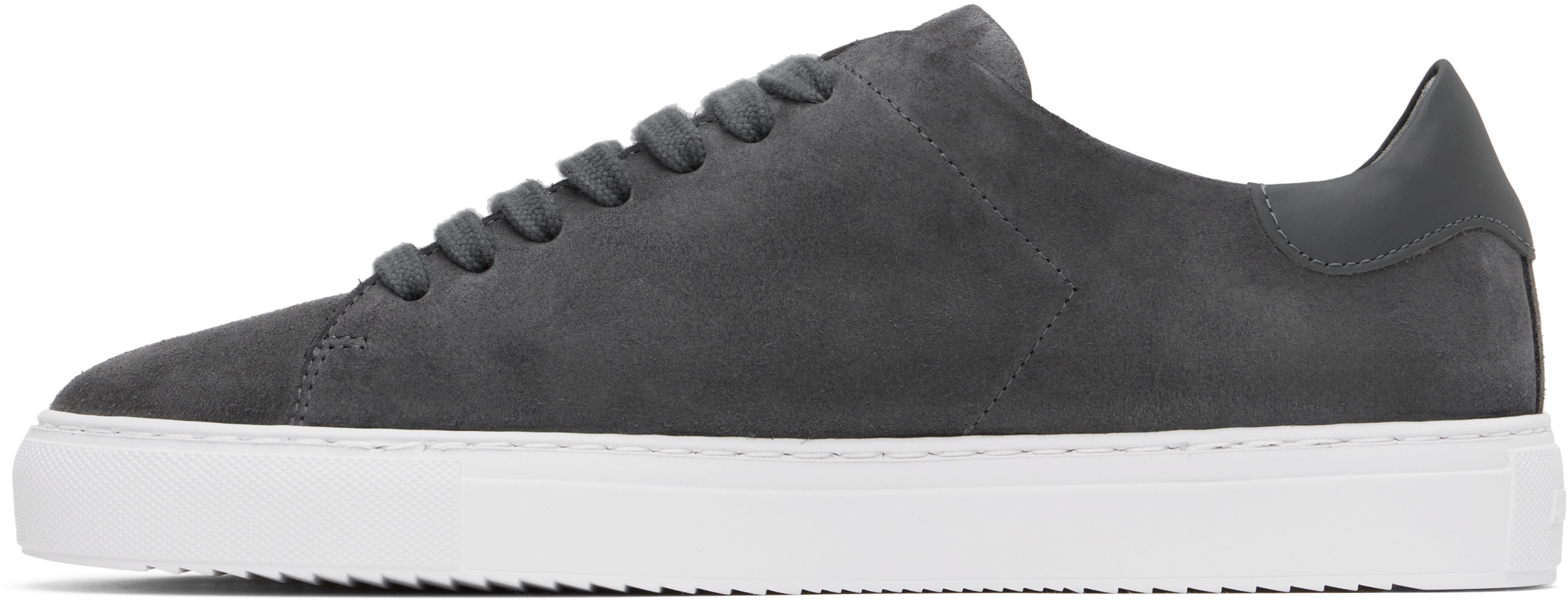 Axel Arigato Mens Clean 90 Suede Trainers In Dark Grey/white