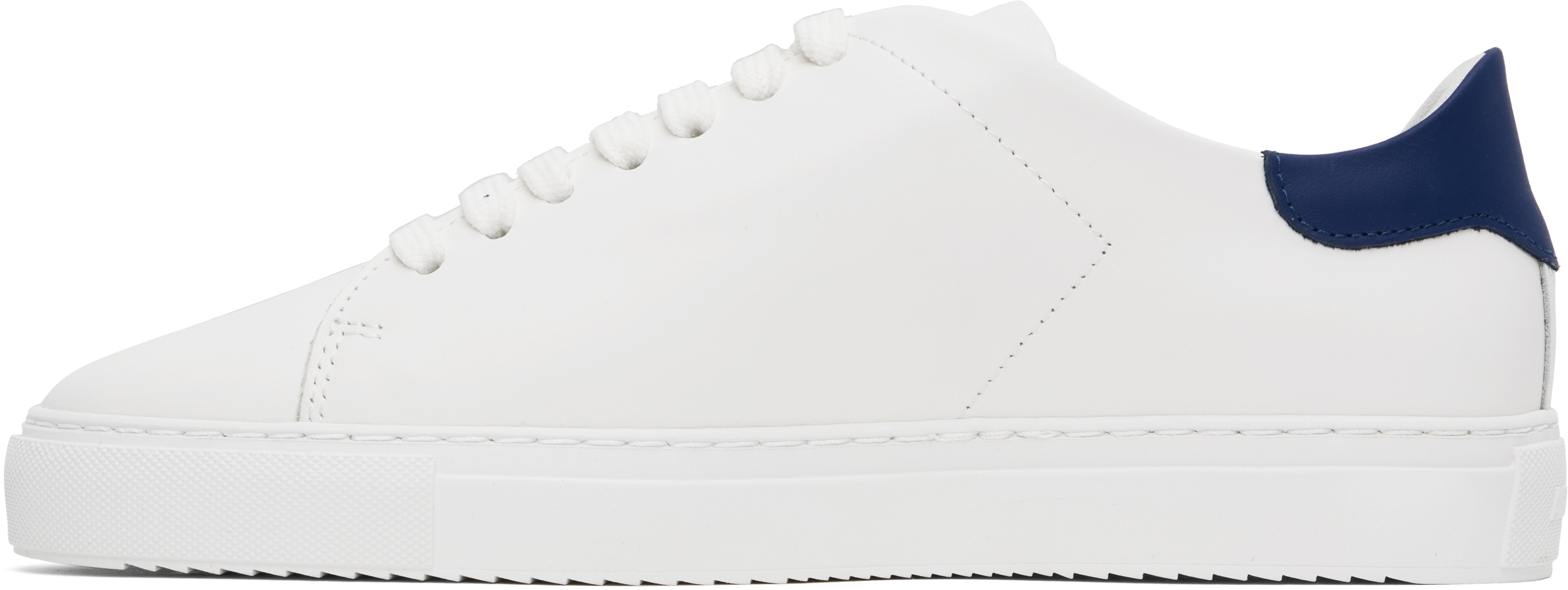 Axel Arigato White & Navy Clean 90 Sneakers In White/blue
