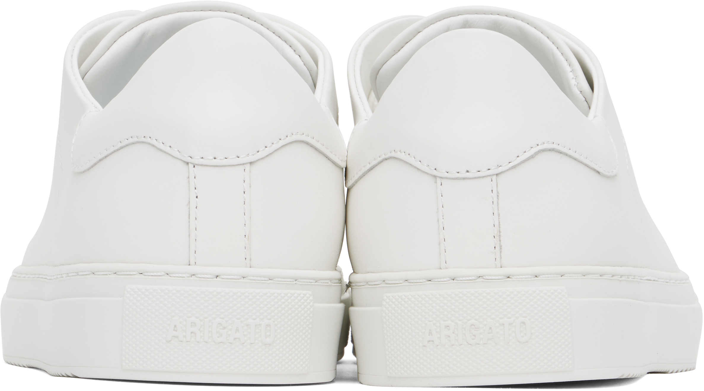 Axel Arigato Beige Clean 90 Suede Sneakers In White
