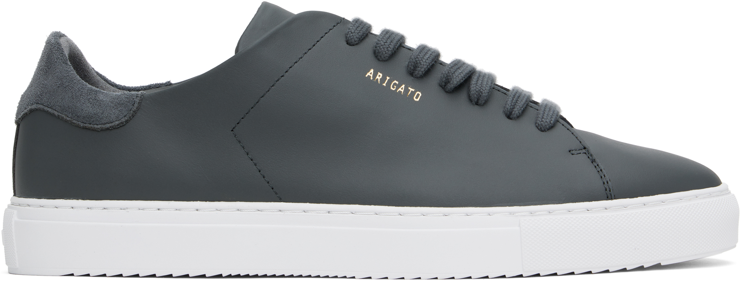 Axel Arigato Gray Clean 90 Sneakers In Dark Grey
