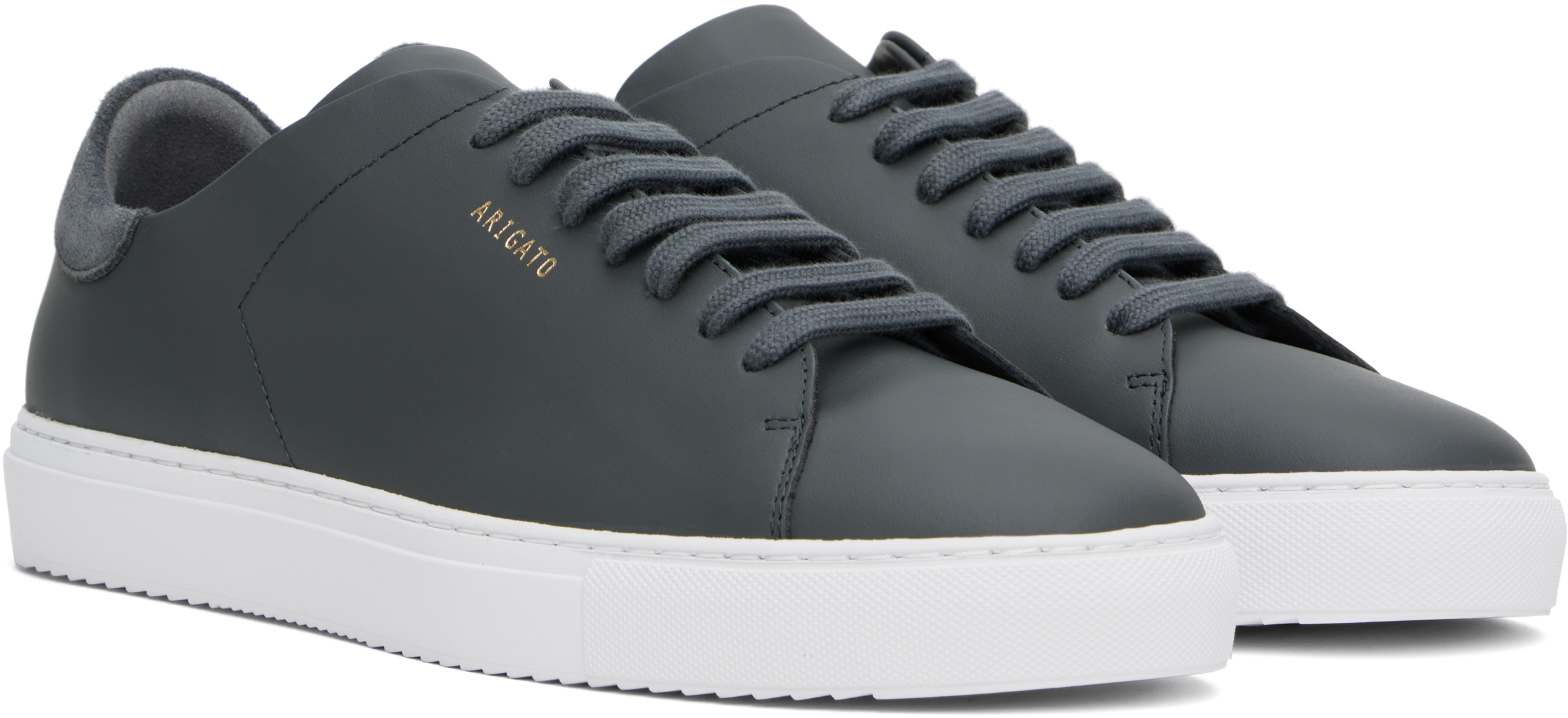 Axel Arigato Gray Clean 90 Sneakers In Dark Grey