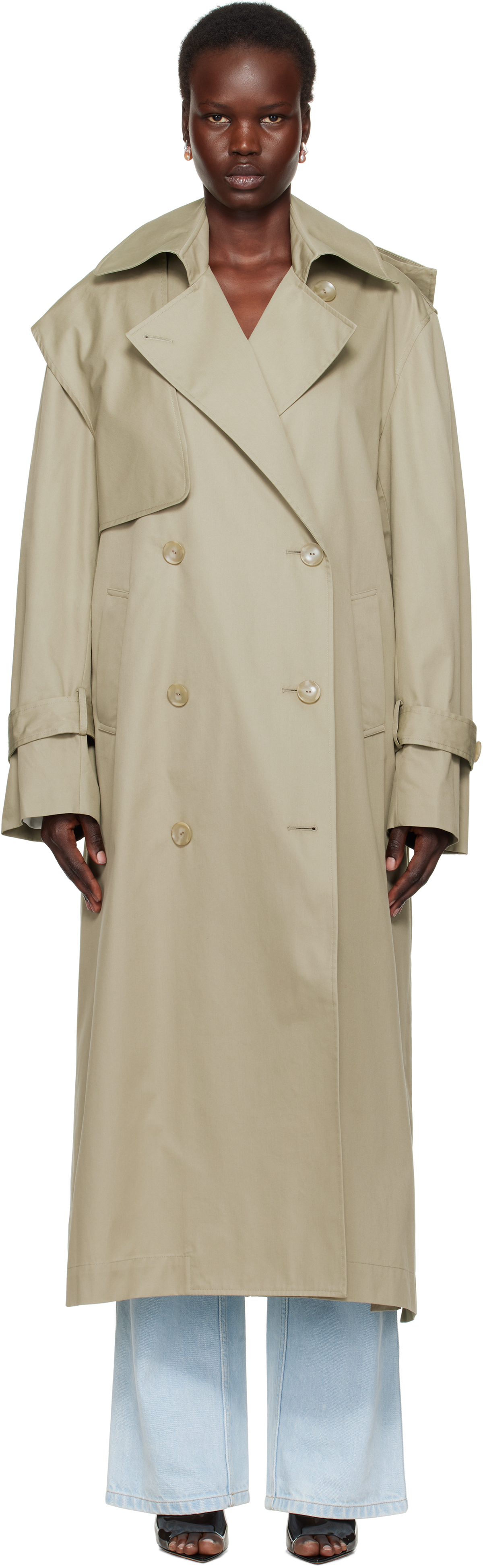 Beige Loren Trench Coat