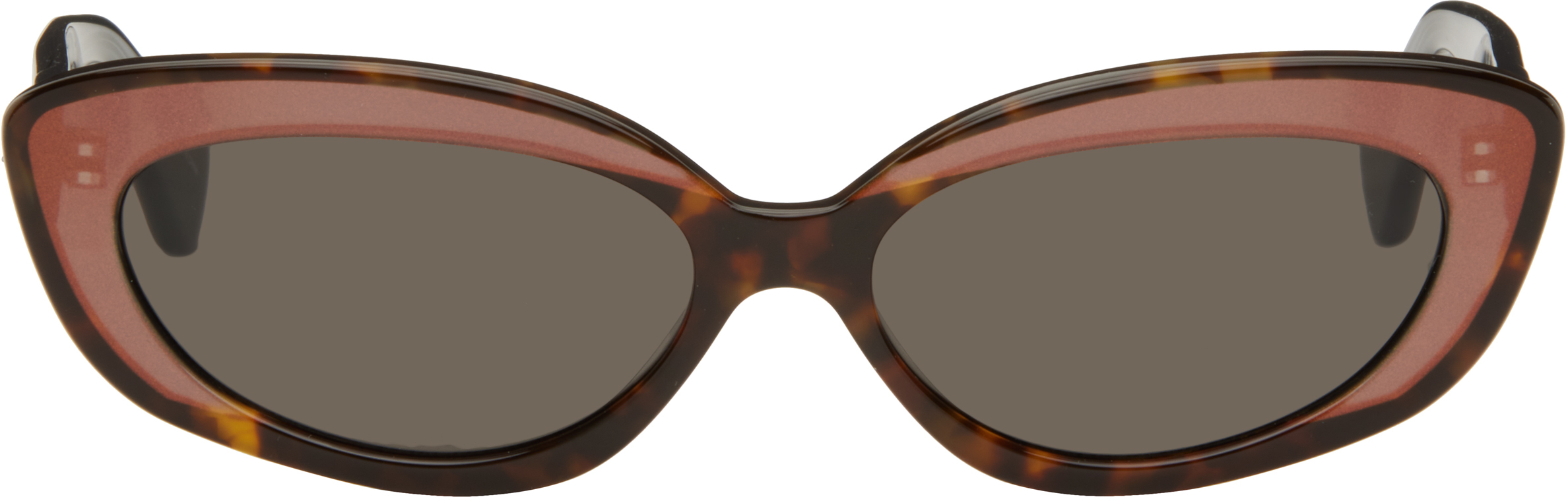 Brown 
Black Cat-Eye Sunglasses