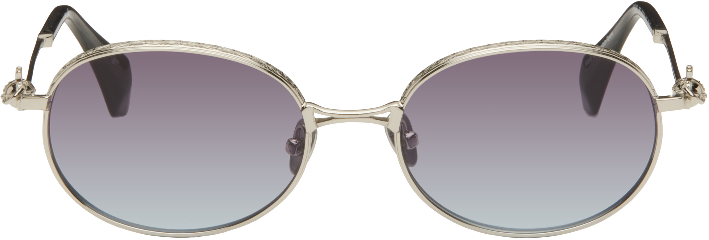 訳あり Vivienne by Sunglasses Oval Orb Hardware Silver Westwood Sale on 小物