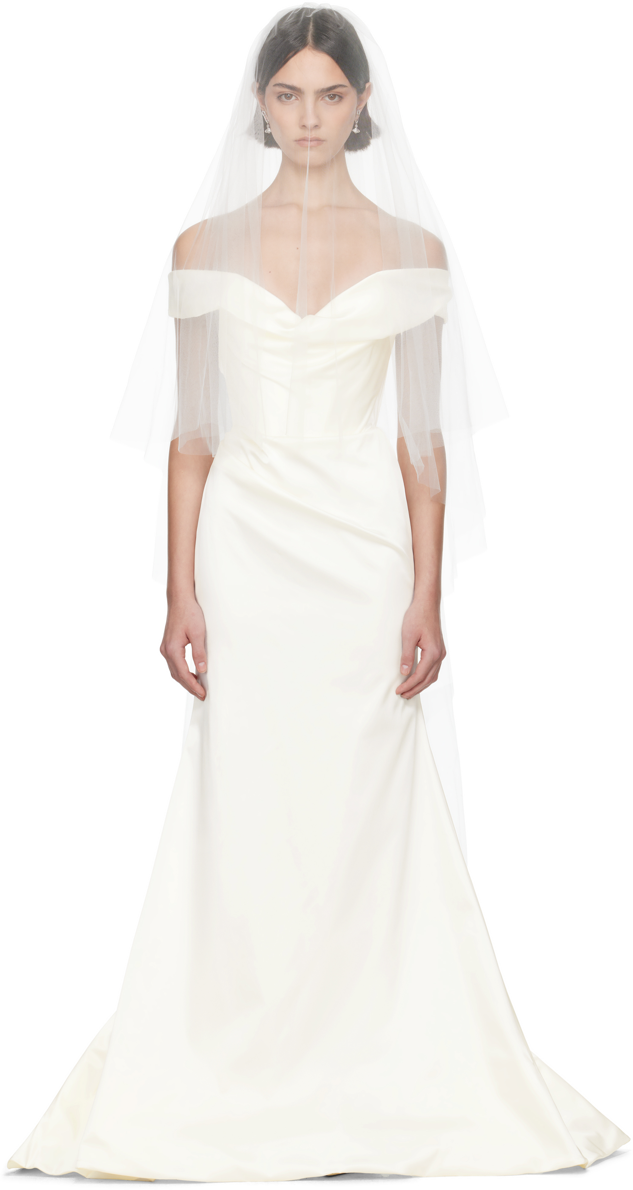 SSENSE Bridal Capsule Classic Ballerina Veil