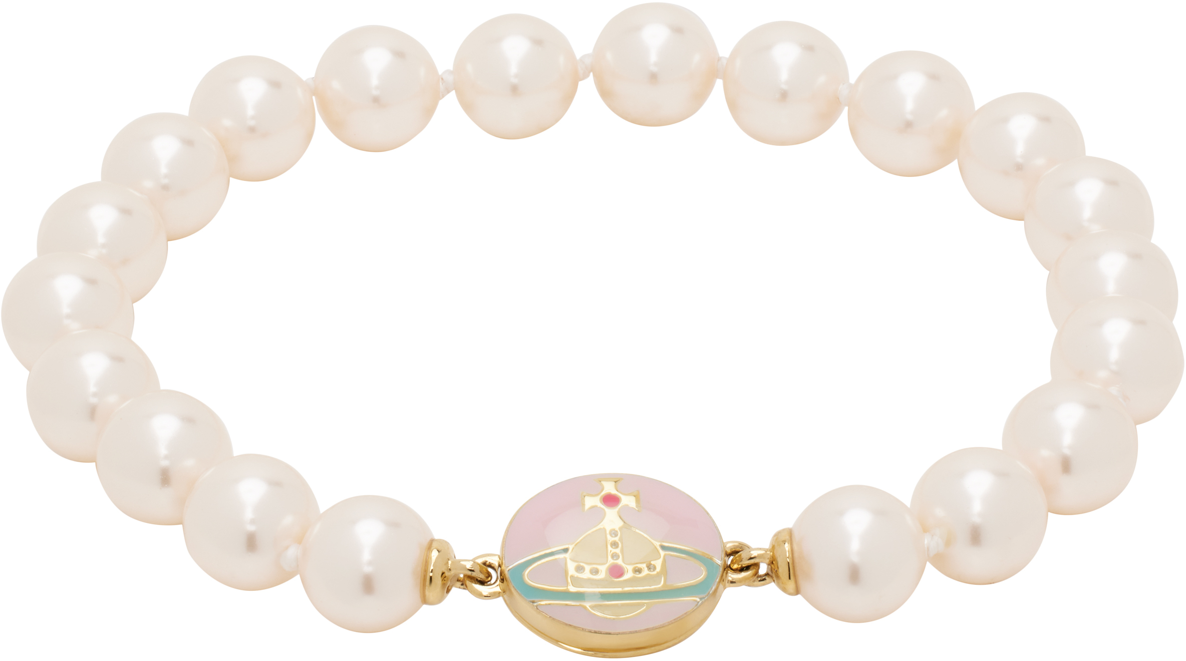 【Vivienne Westwood】Loelia ブレスレット ２カラー Vivienne Westwoodのホワイト Loelia ブレスレットがセール中