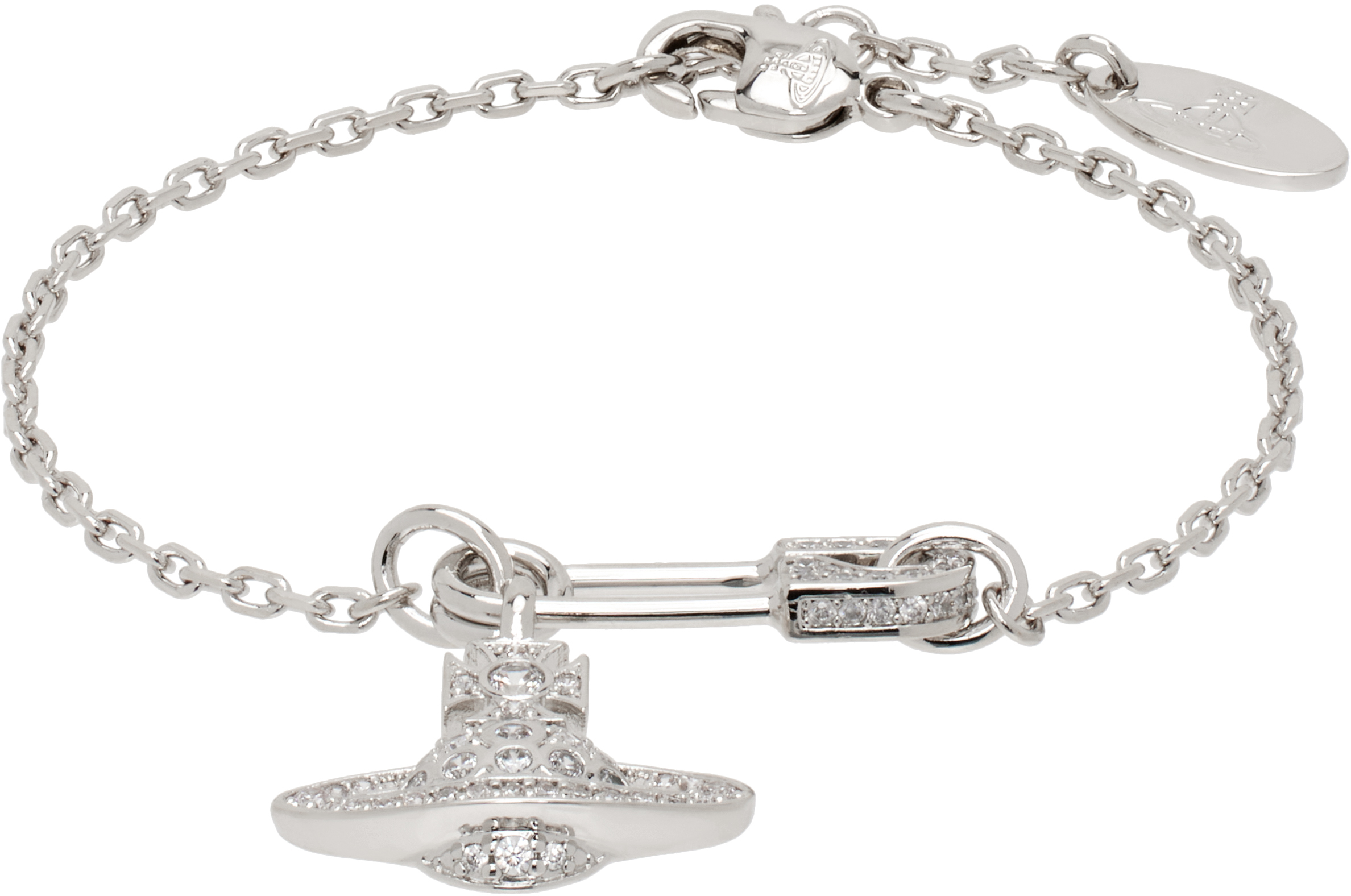 【Vivienne Westwood】Lucrece ブレスレット シルバー Vivienne Westwood: シルバー Lucrece ブレスレット | SSENSE 日本