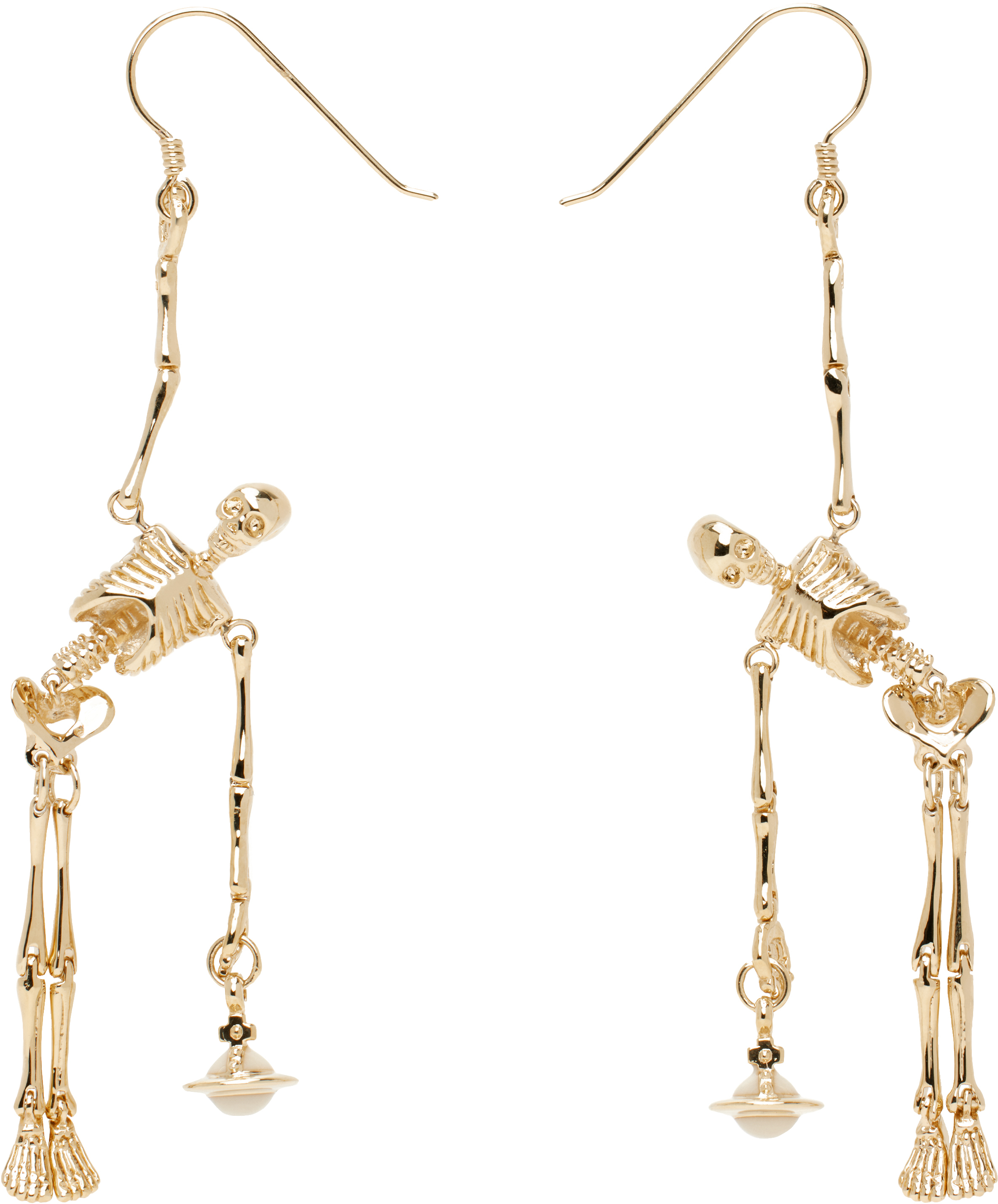 vivienne westwood スケルトン　マーメイド　ピアス　ゴールド Vivienne Westwoodのゴールド Skeleton ピアスがセール中