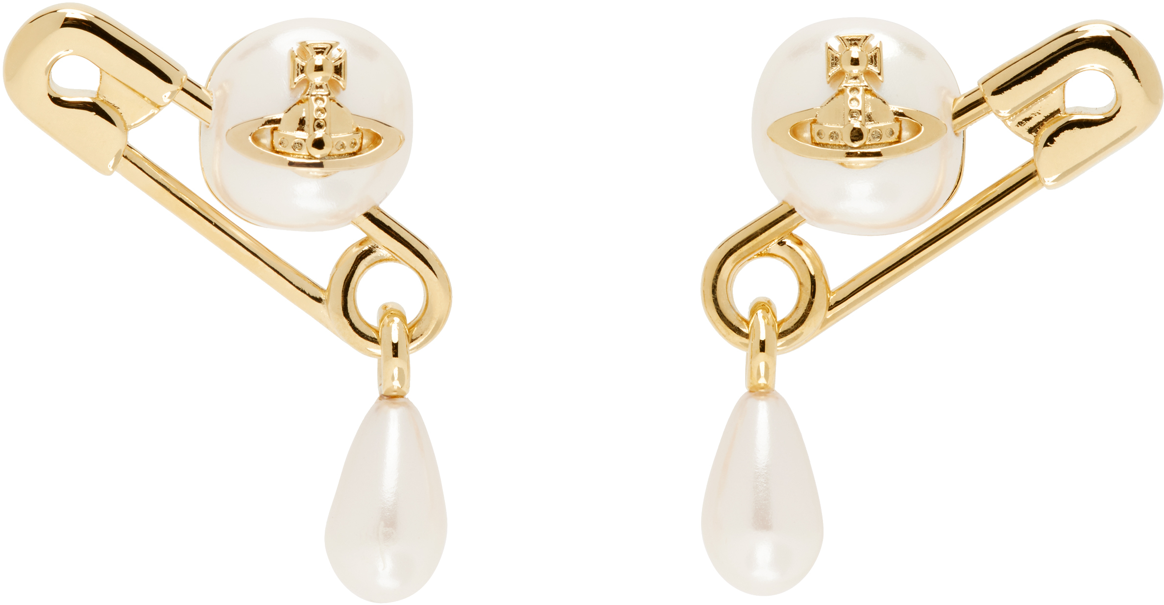 【Vivienne Westwood】クロード スモールスタッド ピアス Vivienne Westwood: ゴールド Claude スモール スタッドピアス