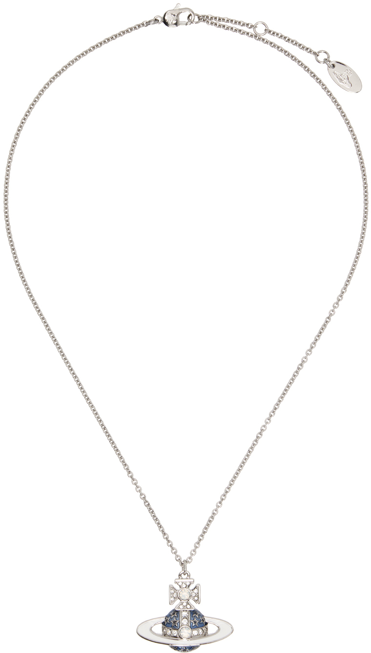 SSENSE Exclusive Capsule Silver Roxanne Pendant Necklace