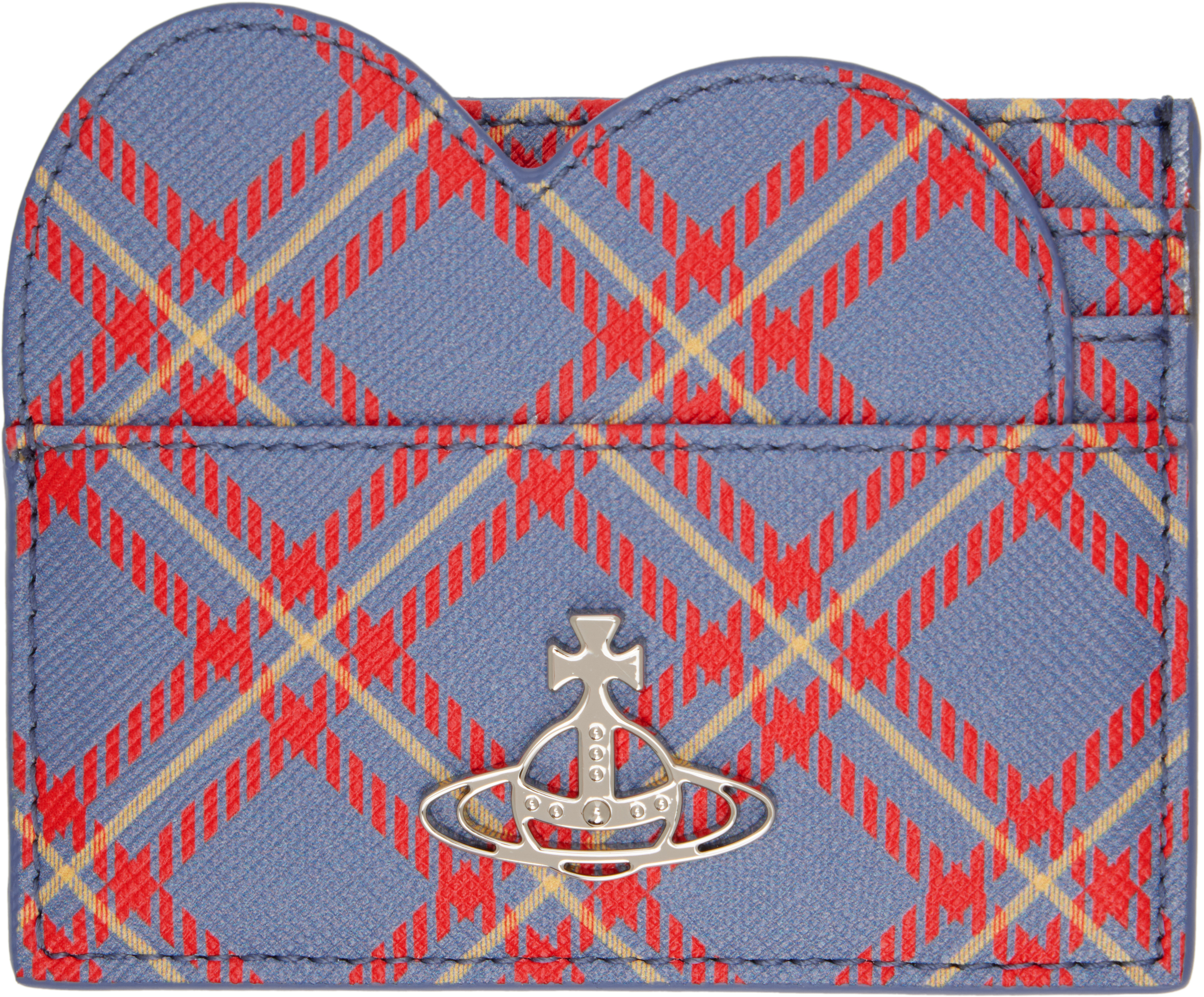 Blue & Orange Heart Card Holder by Vivienne Westwood on Sale