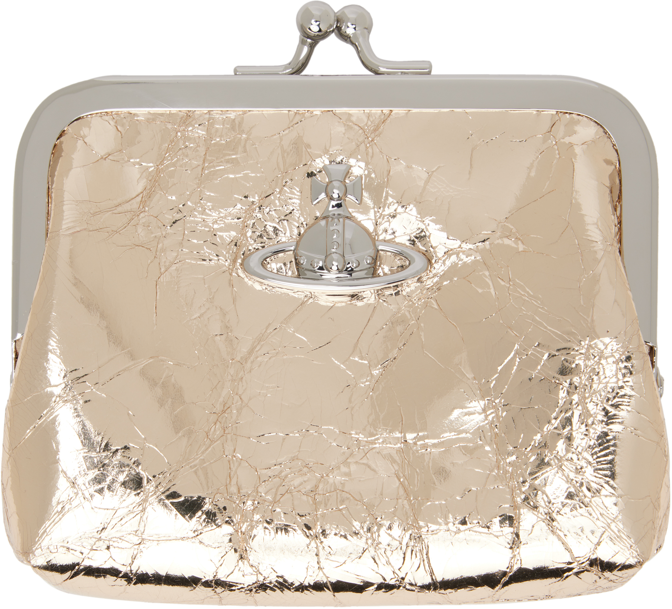 【VIVIENNE WESTWOOD】 FRAME COIN PURSE ★送料・関税込★ Gold Frame Coin Pouch by Vivienne Westwood on Sale