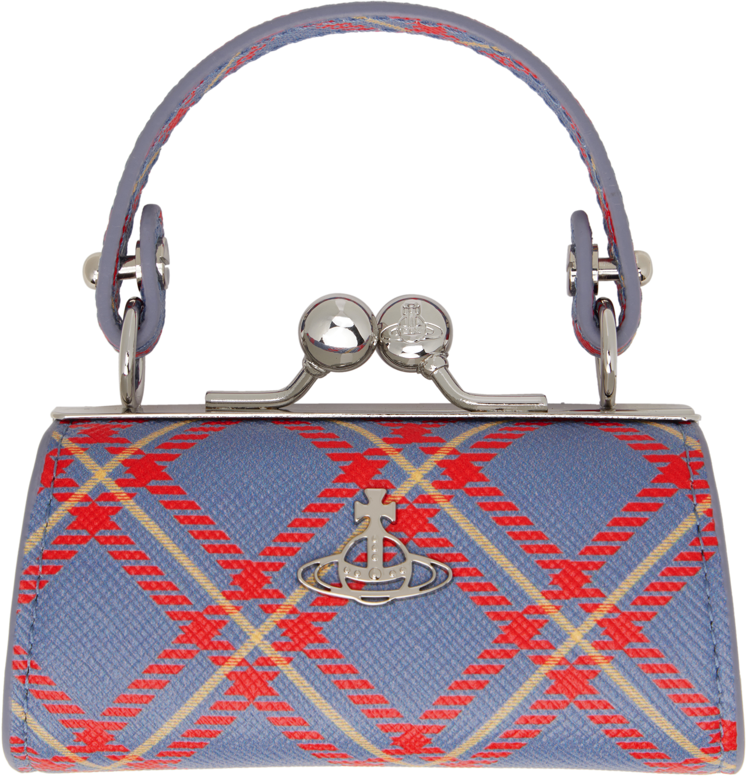 ★Vivienne Westwood★ ブルー&オレンジ Doll コインポーチ Vivienne Westwoodのブルー&オレンジ Doll コインポーチがセール中
