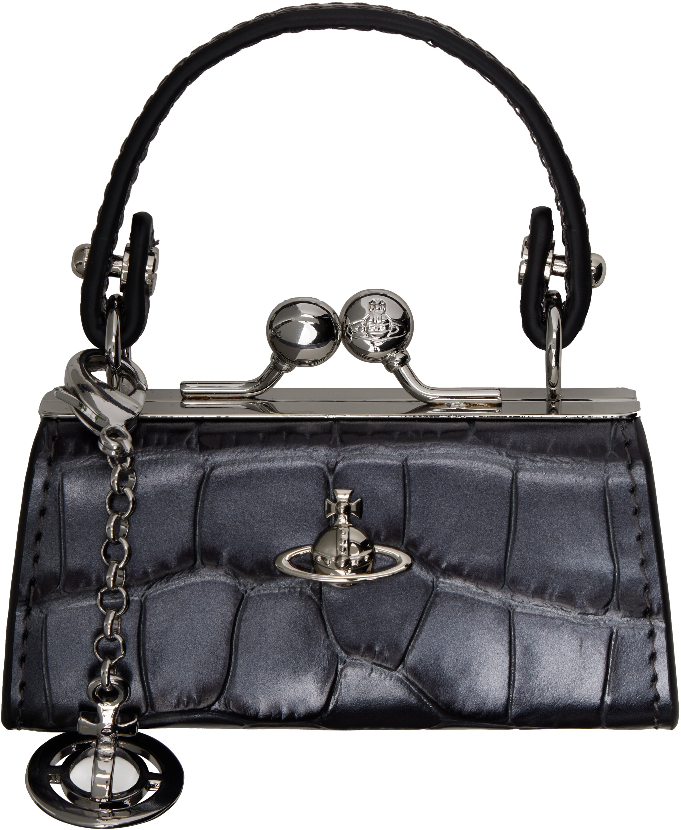 ★Vivienne Westwood★ ガンメタル Doll Bag コインポーチ Vivienne Westwoodのガンメタル Doll Bag コインポーチがセール中