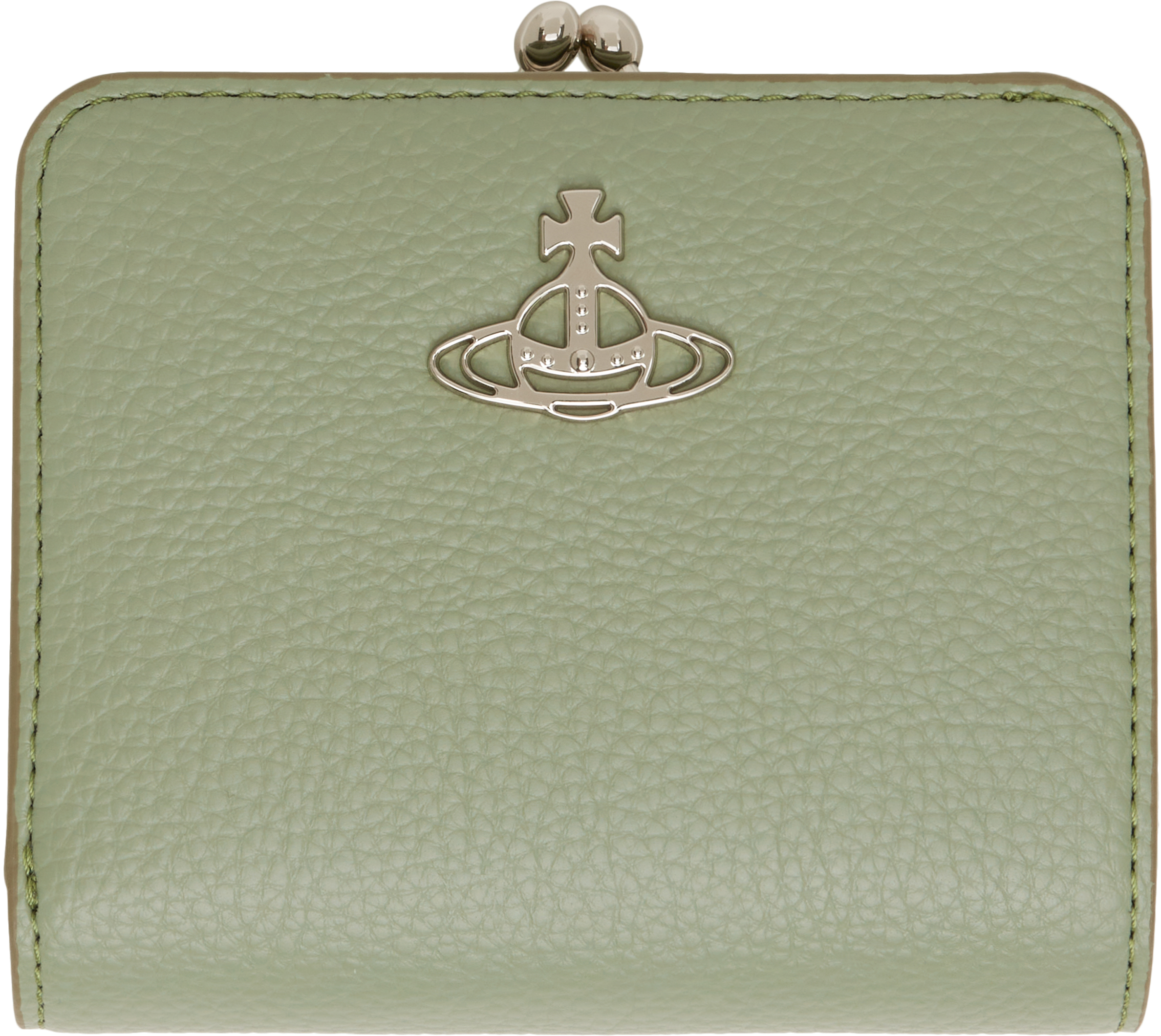 ★送料関税込み★ Vivienne Westwood Frame Pocket 財布 Green Frame Pocket Wallet by Vivienne Westwood on Sale