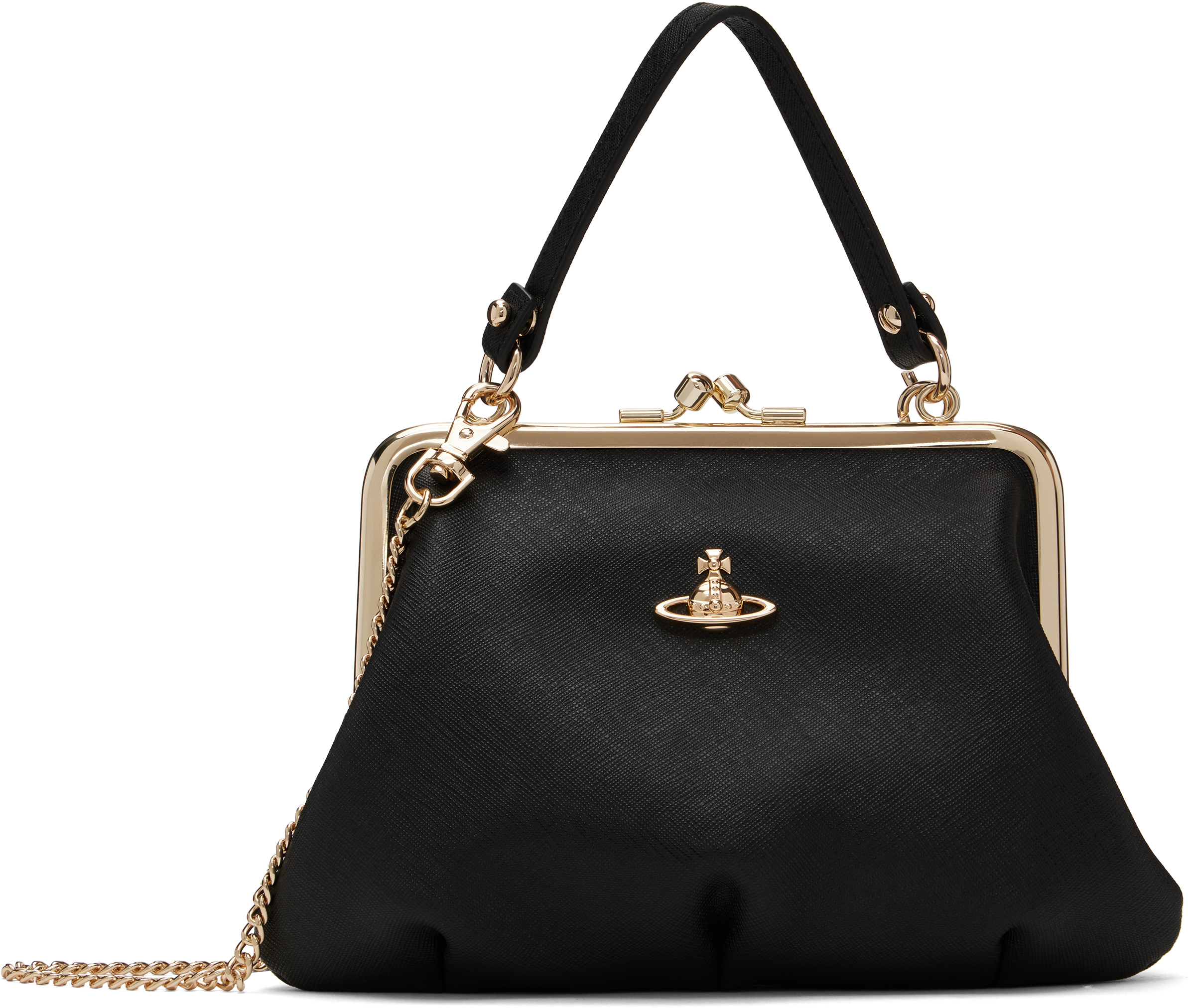 Black Granny Frame Bag