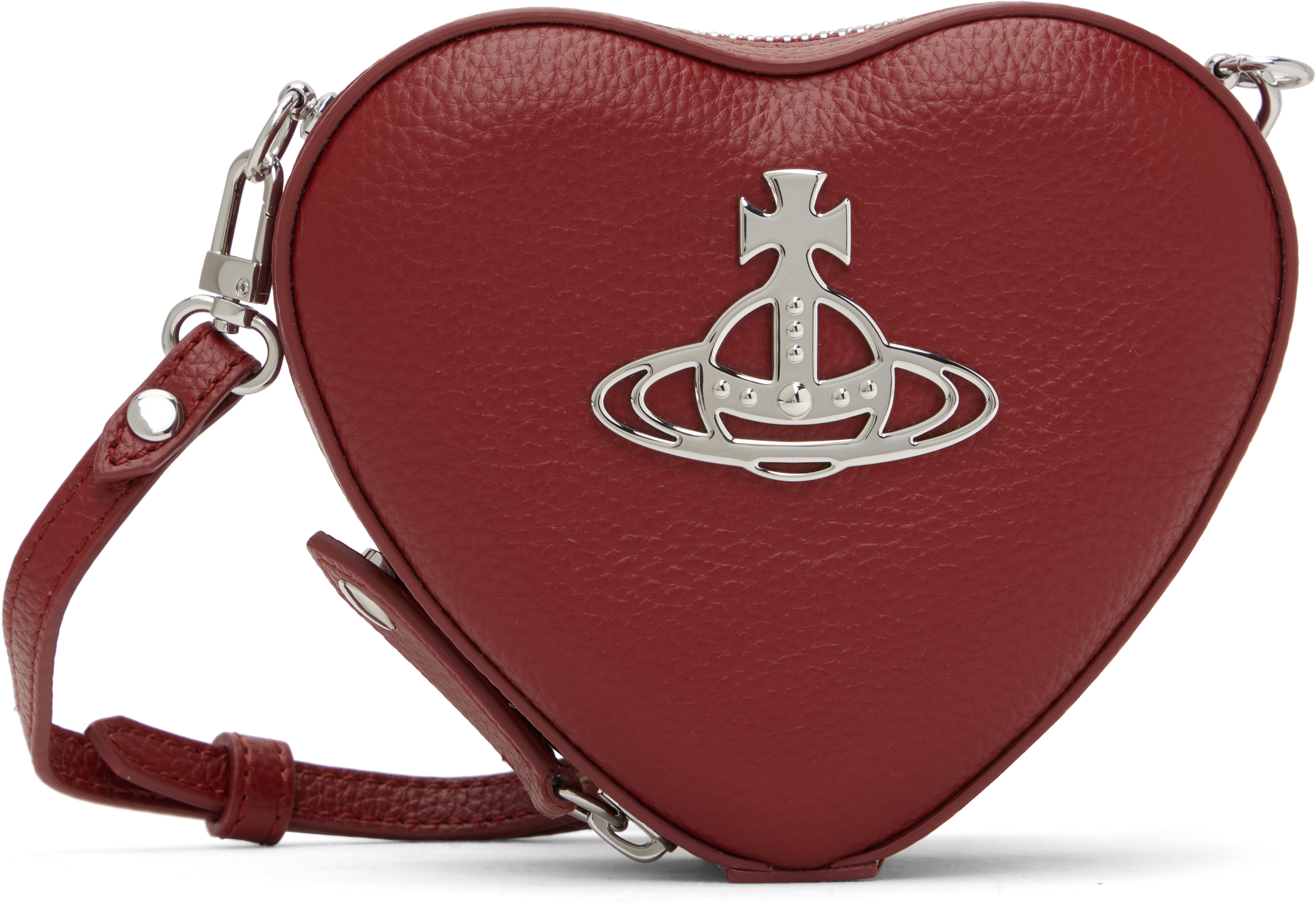 Red Mini Heart Crossbody Bag