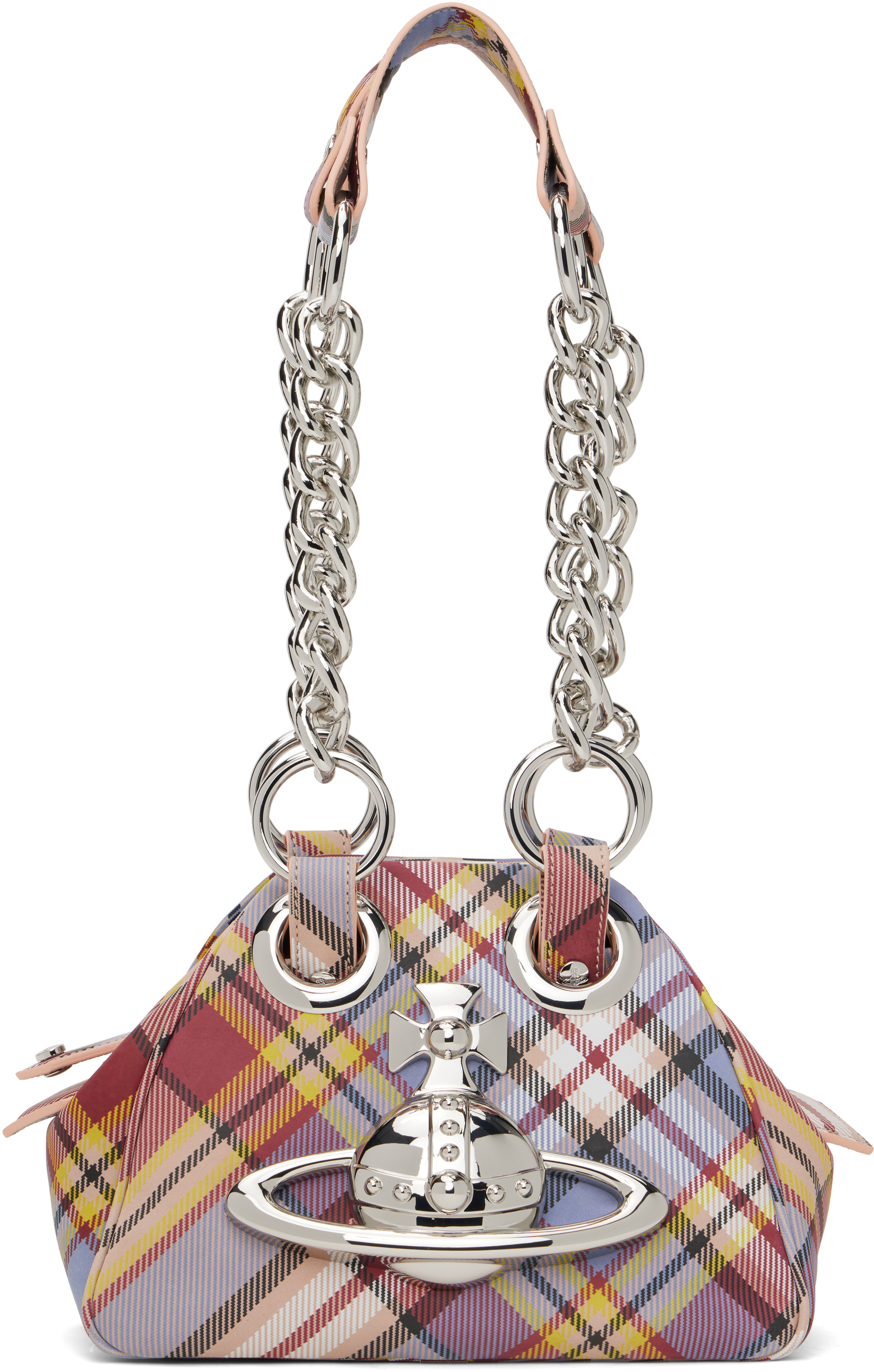 ◆Vivienne Westwood◆ARCHIVE CHAIN バッグ Vivienne Westwood: Purple Archive Chain Bag | SSENSE