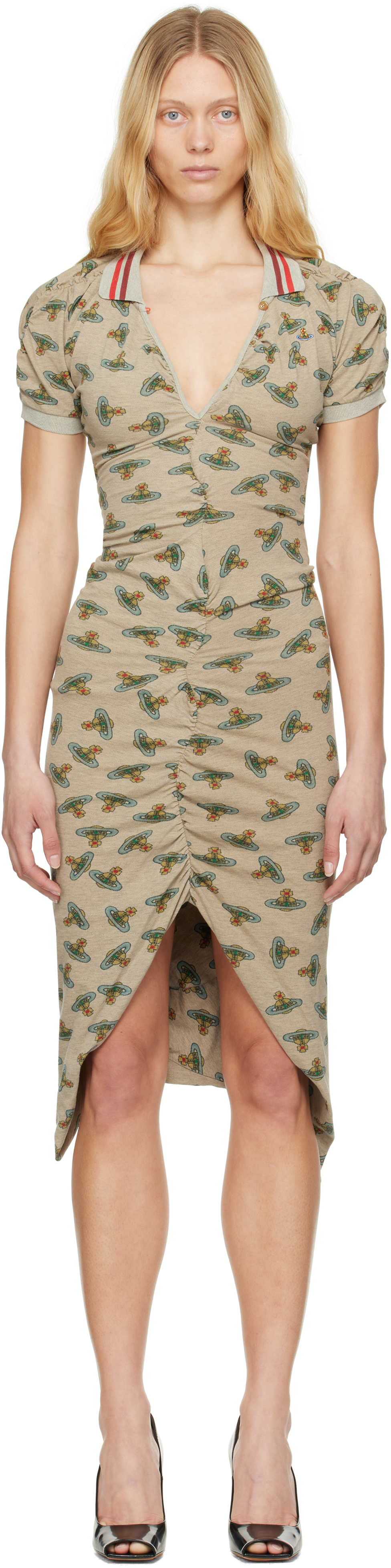 Vivienne Westwood Pulling Midi Dress | Black | FARFETCH