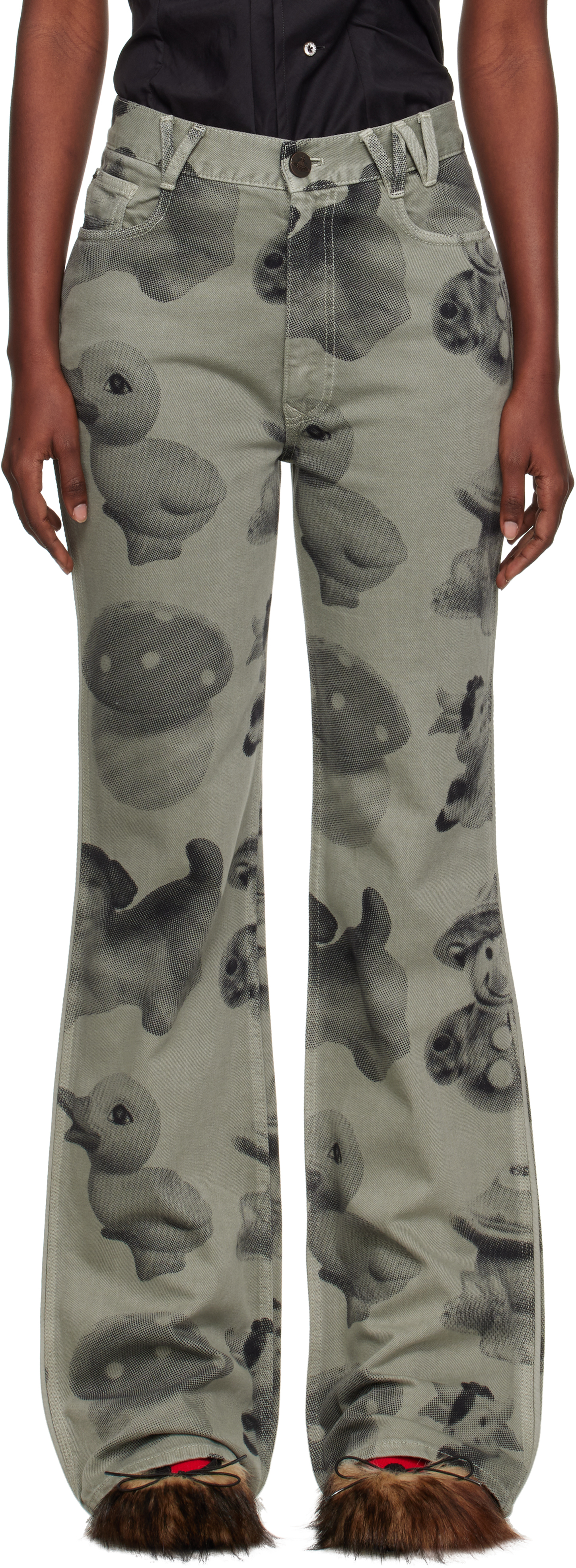 Green Ray 5 Pocket Jeans