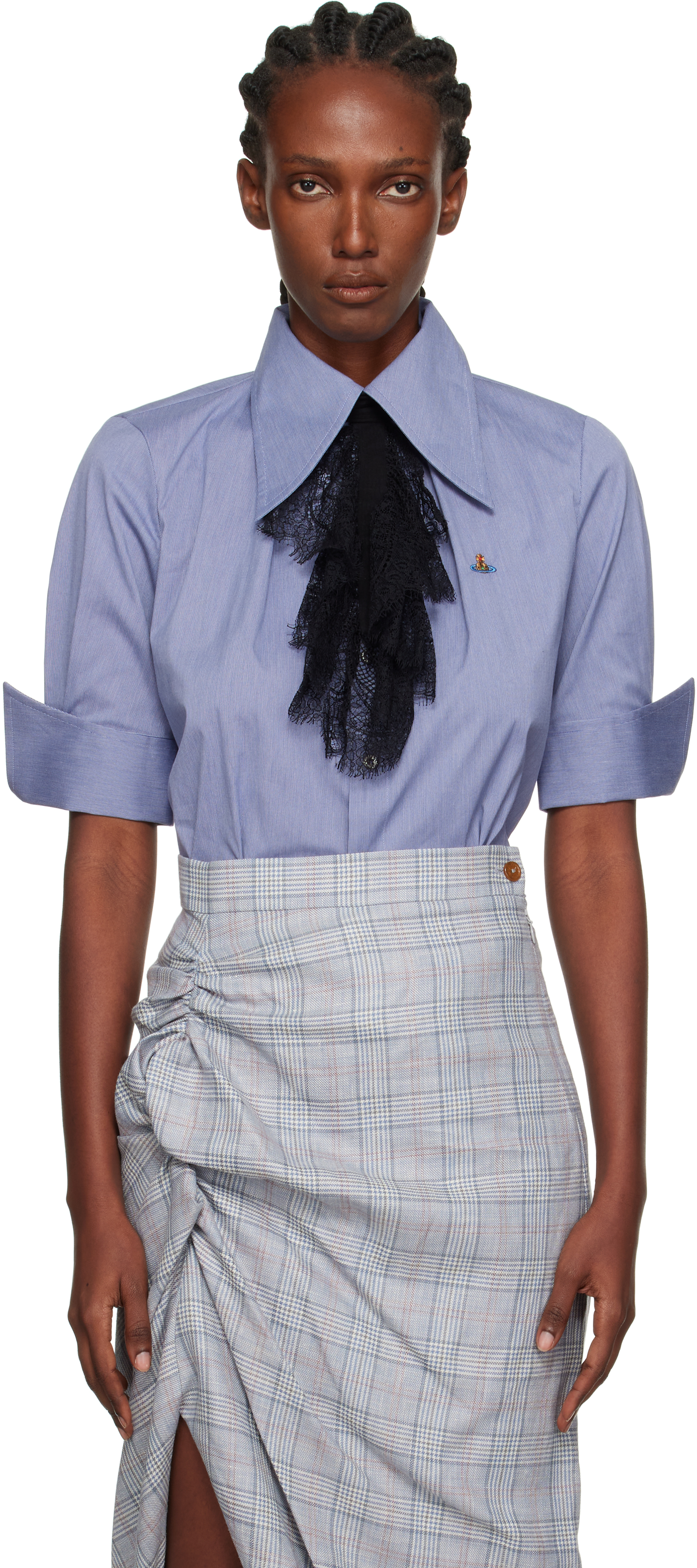 Gray Short Sleeve Violin Shirt