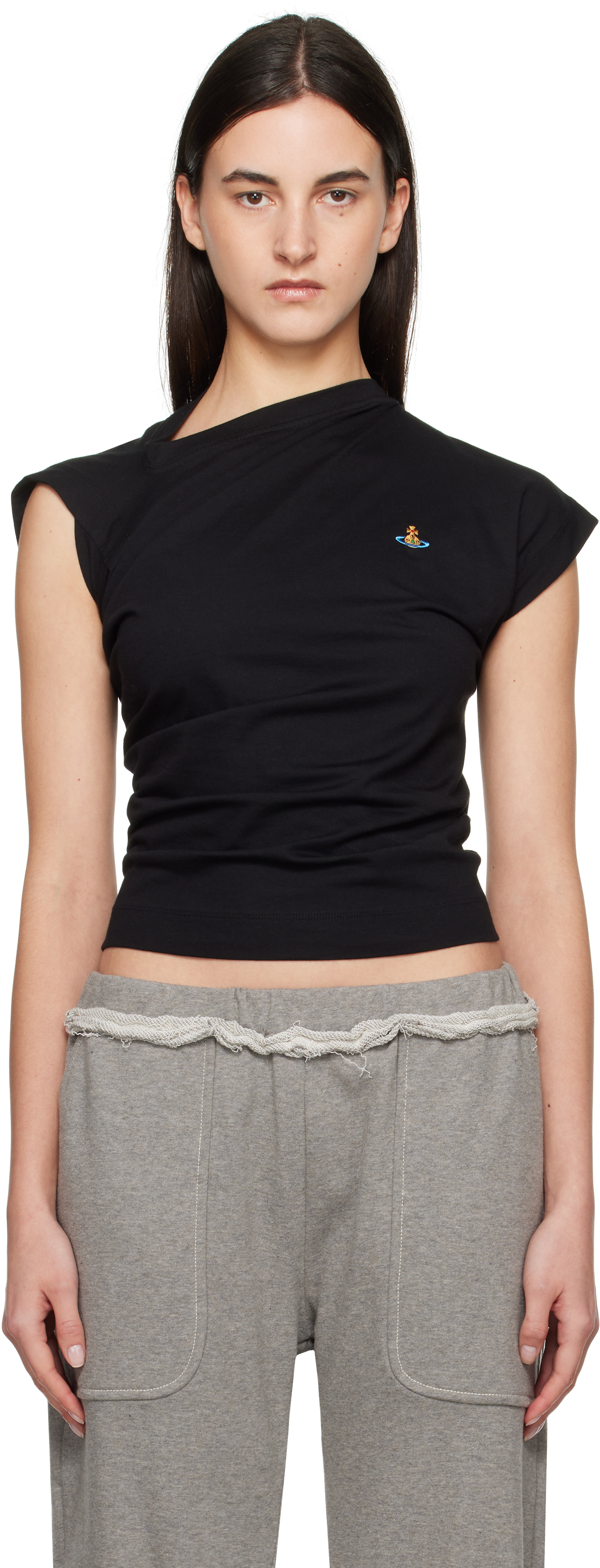 【VIVIENNE WESTWOOD】(W) Vivienne Westwood Hebo Top Black Hebo Top in BLACK | Vivienne Westwood®