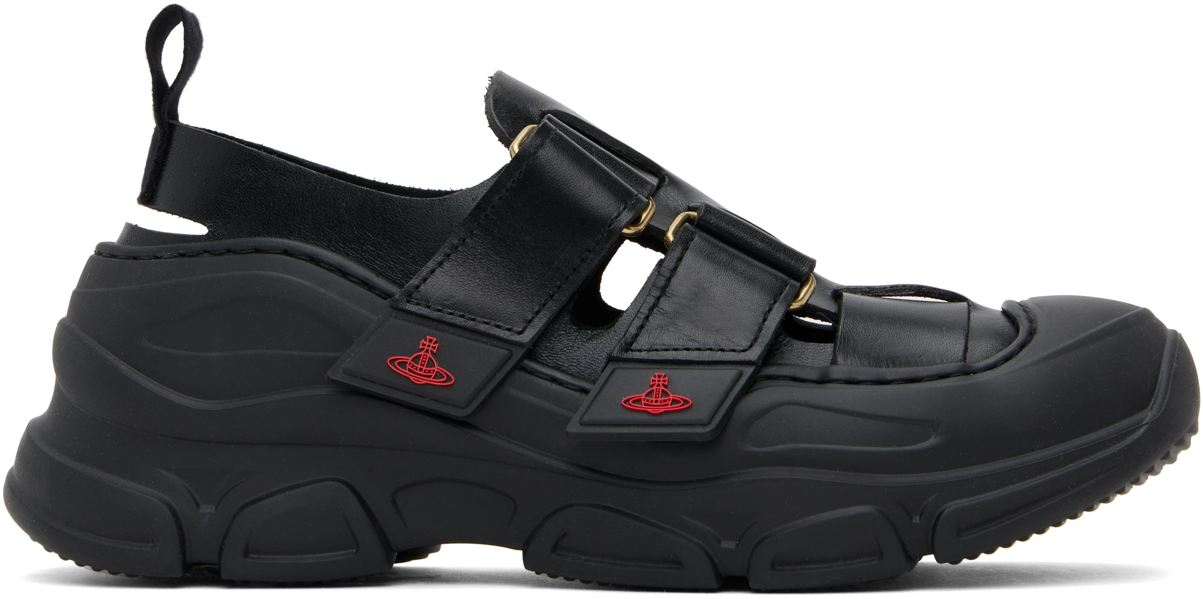 Black Catch Stomper Sneakers