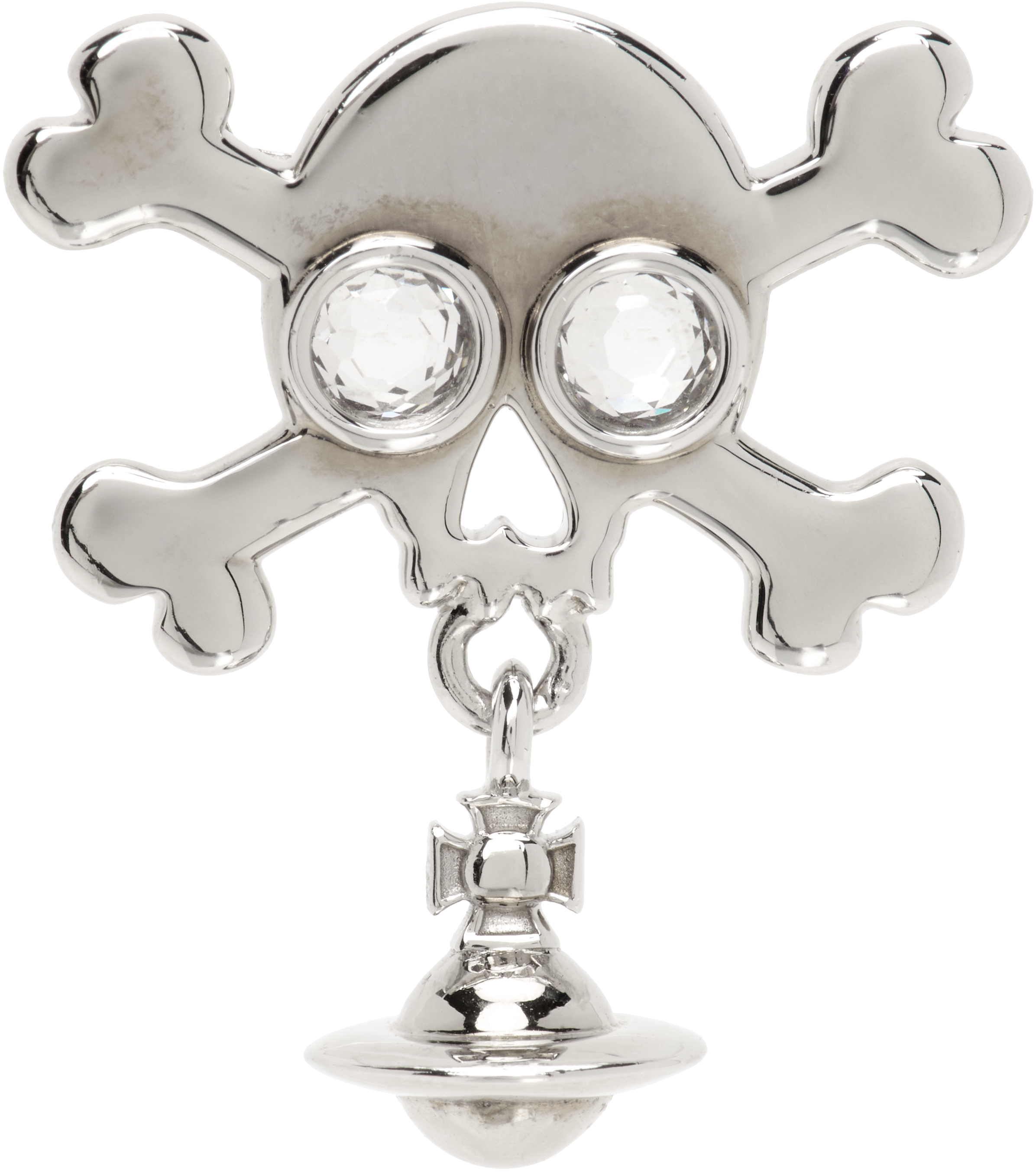 Franklin Skull Single Stud Earring