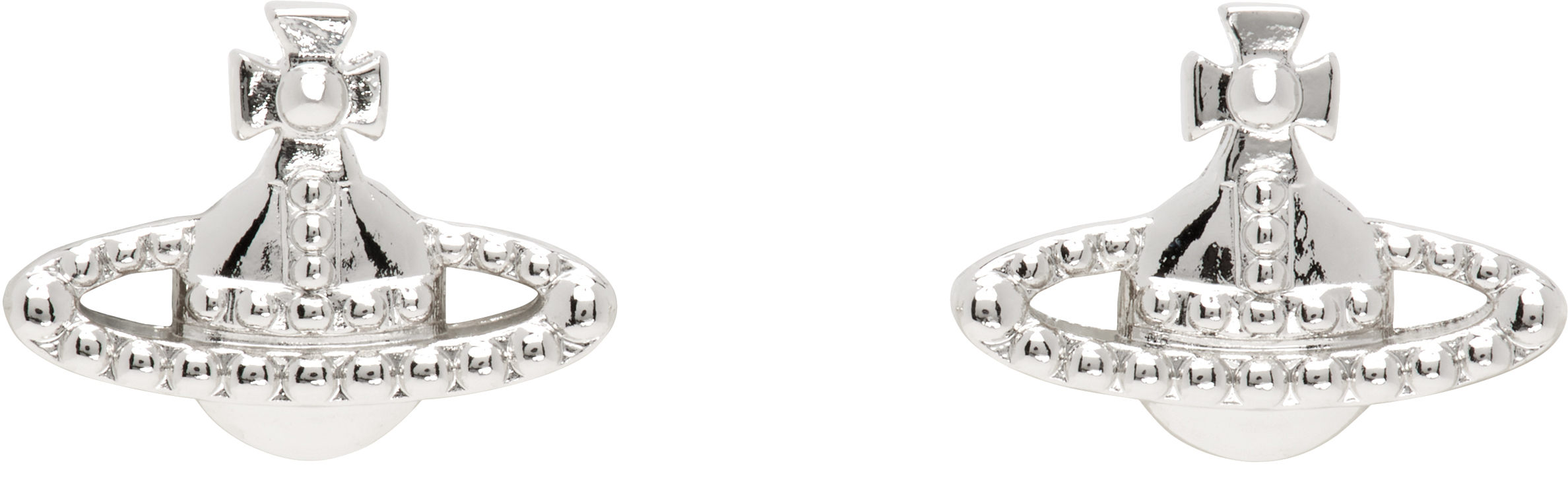 Vivienne Westwood Silver Farah Earrings In Ss22-p019