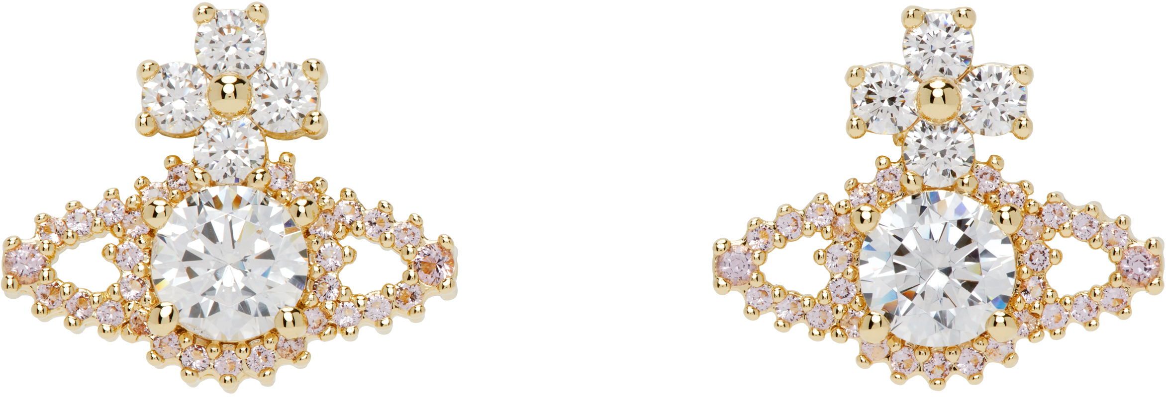 Gold Valentina Orb Earrings