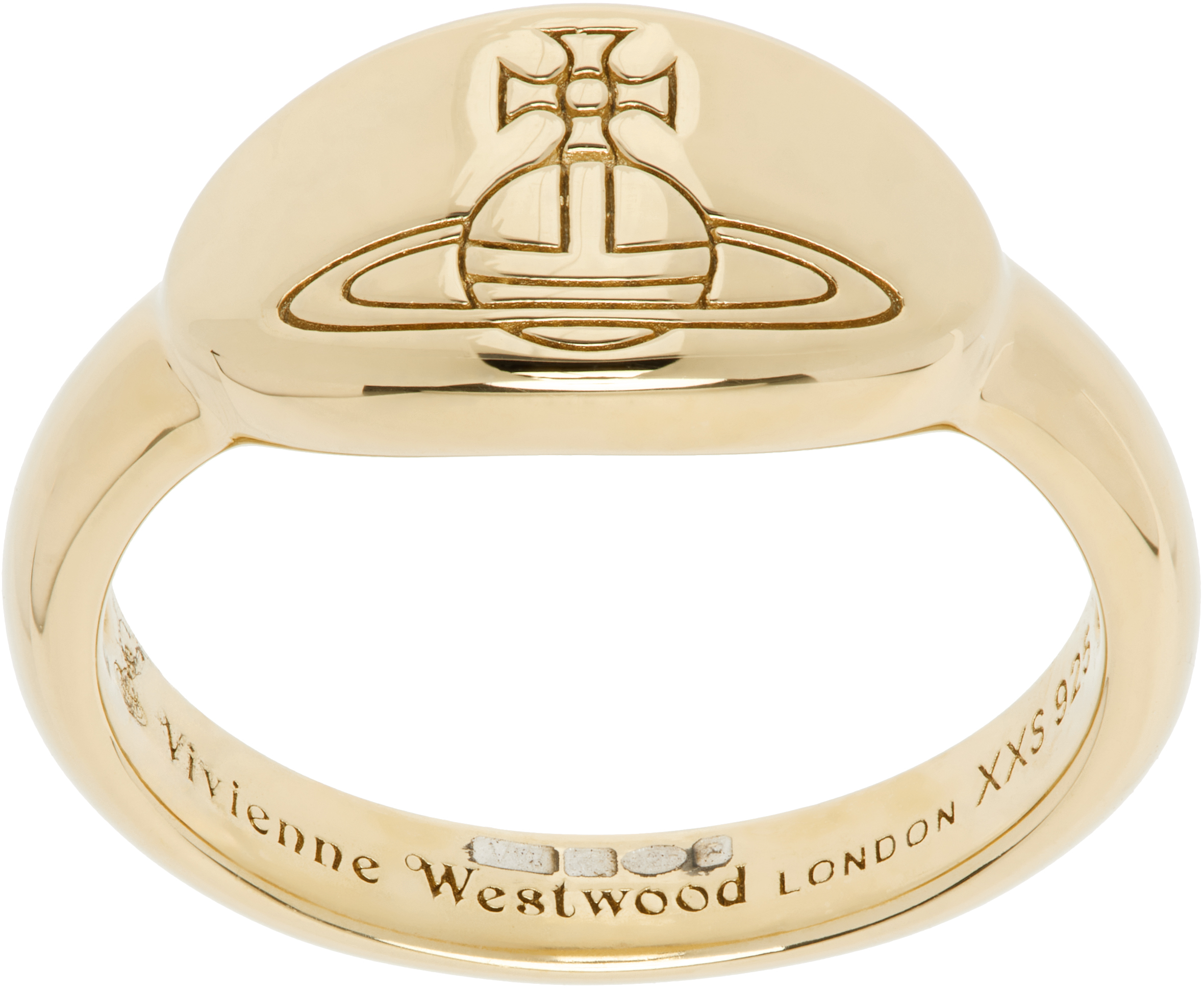 Vivienne Westwood: ゴールド Tilly リング | SSENSE 日本