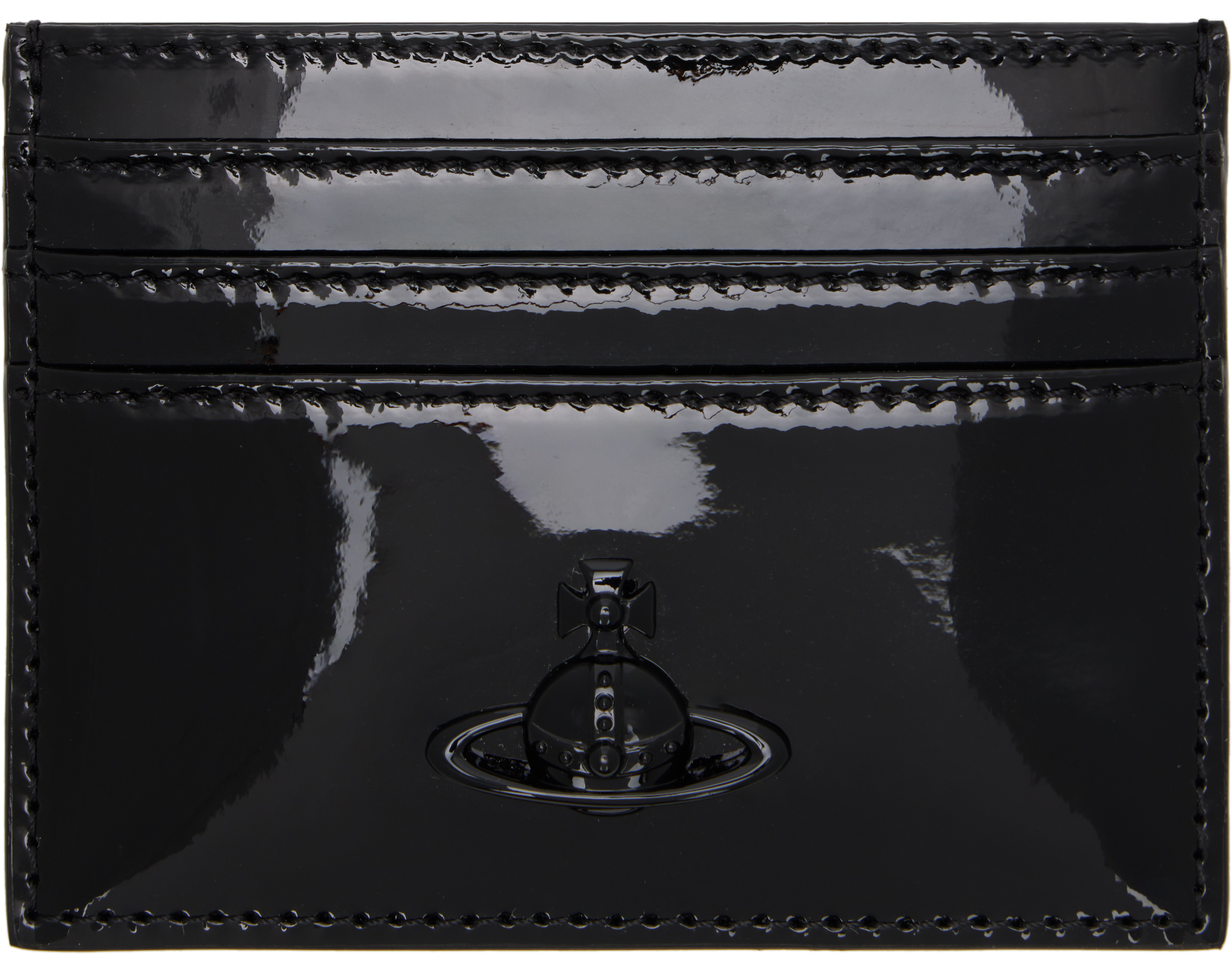 Vivienne Westwood ★ Flat カードケース ブラック Vivienne Westwoodのブラック Flat カードケースがセール中