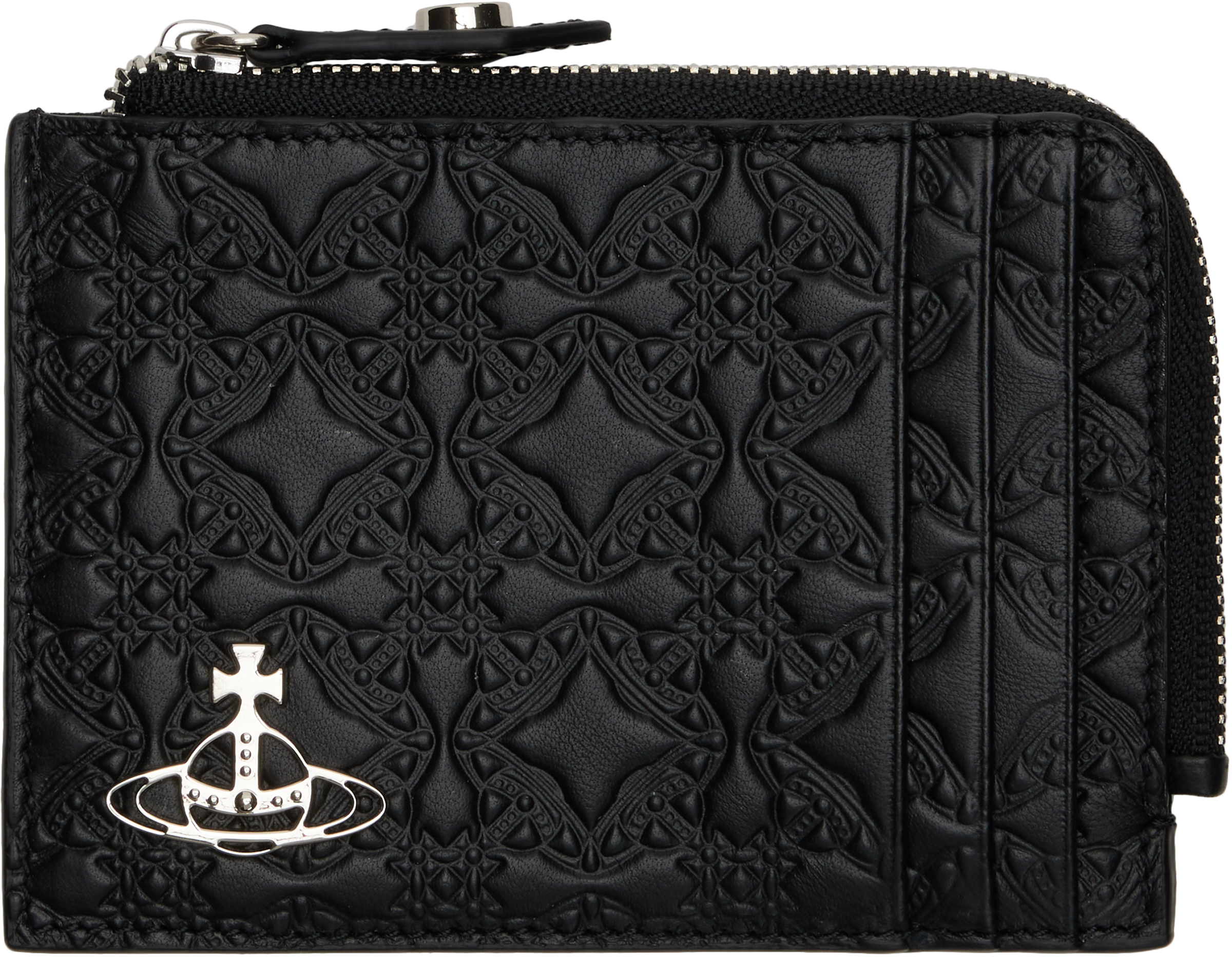 Black Zip Card Holder by Vivienne Westwood on Sale