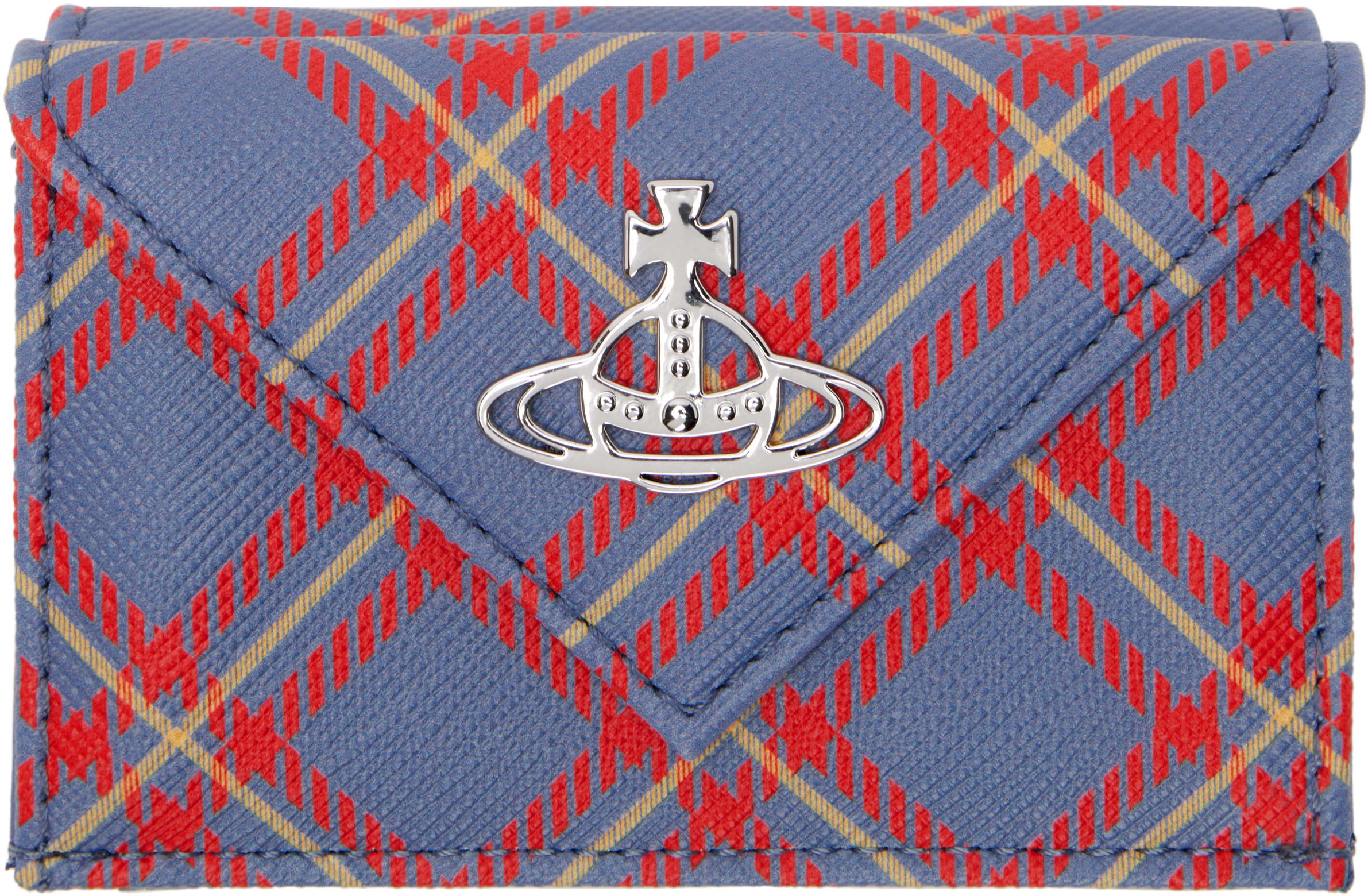Blue & Orange Envelope Billfold Wallet by Vivienne Westwood