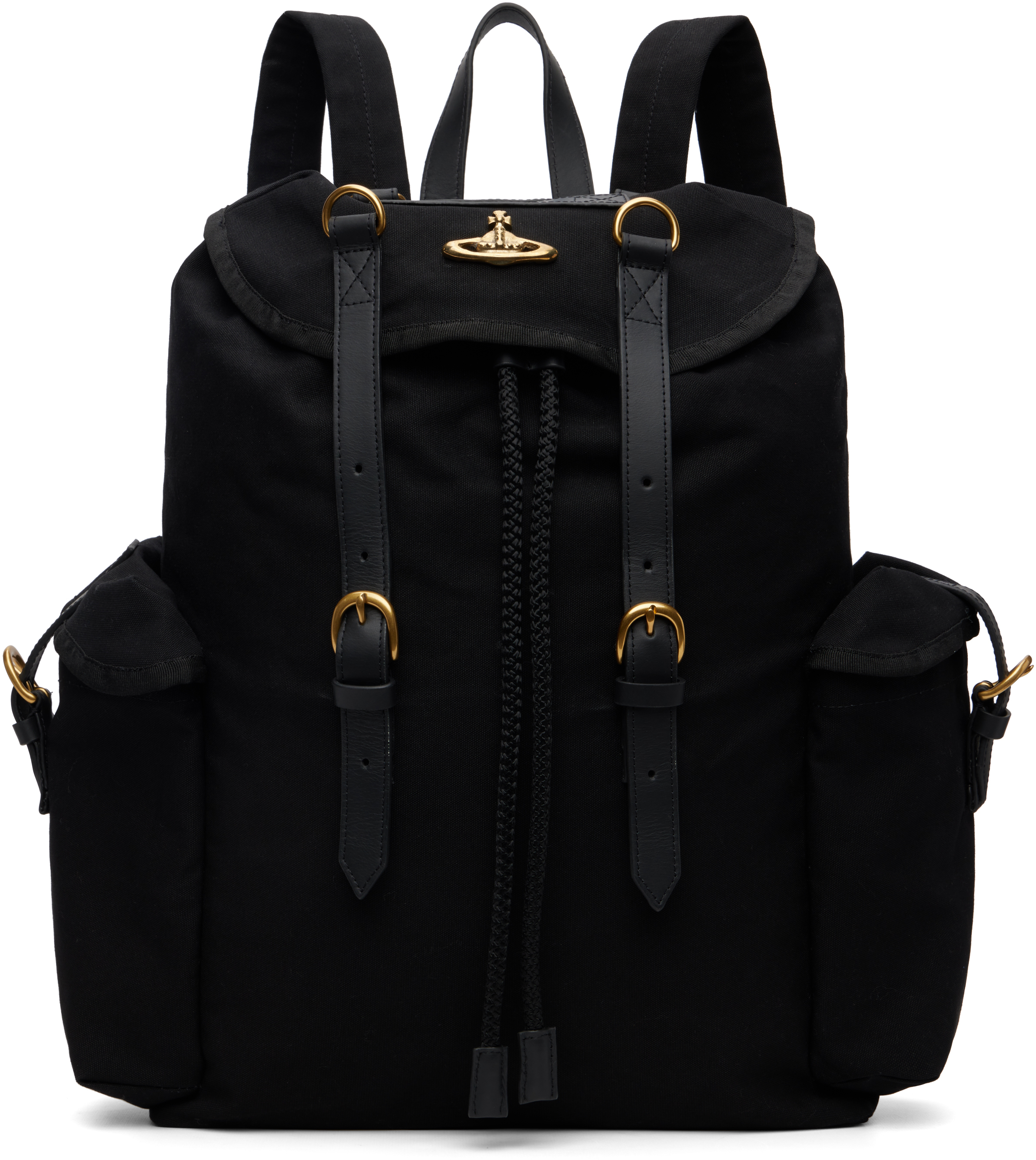 Vivienne Westwood: Black Highland Backpack | SSENSE